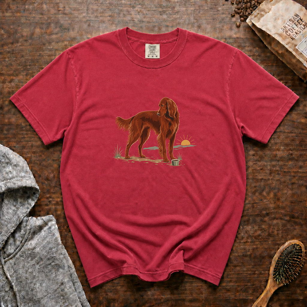 Irish Setter T-Shirt — Crimson