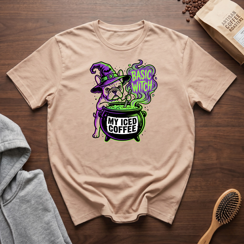 Basic Witch French Bulldog T-Shirt
