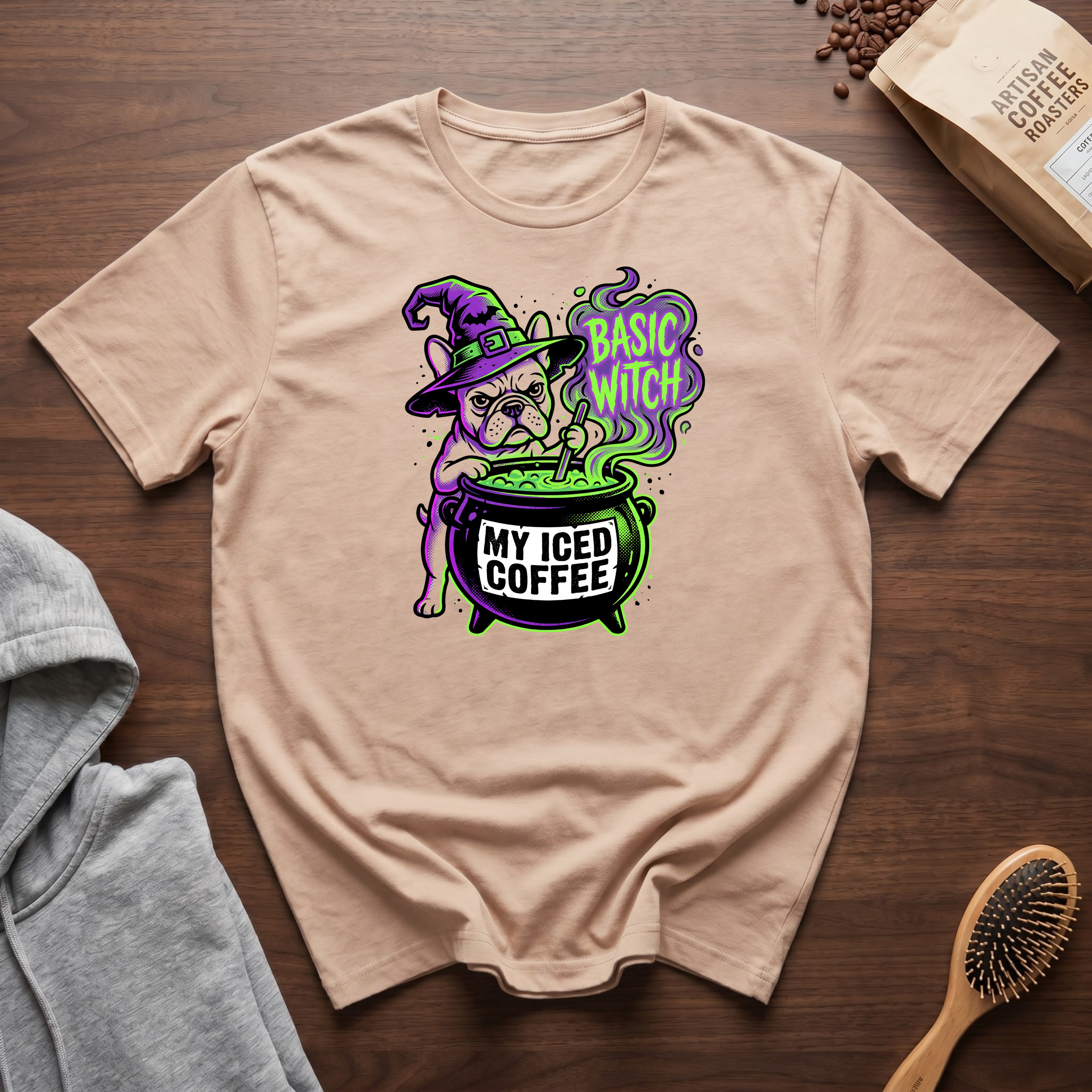 Basic Witch French Bulldog T-Shirt