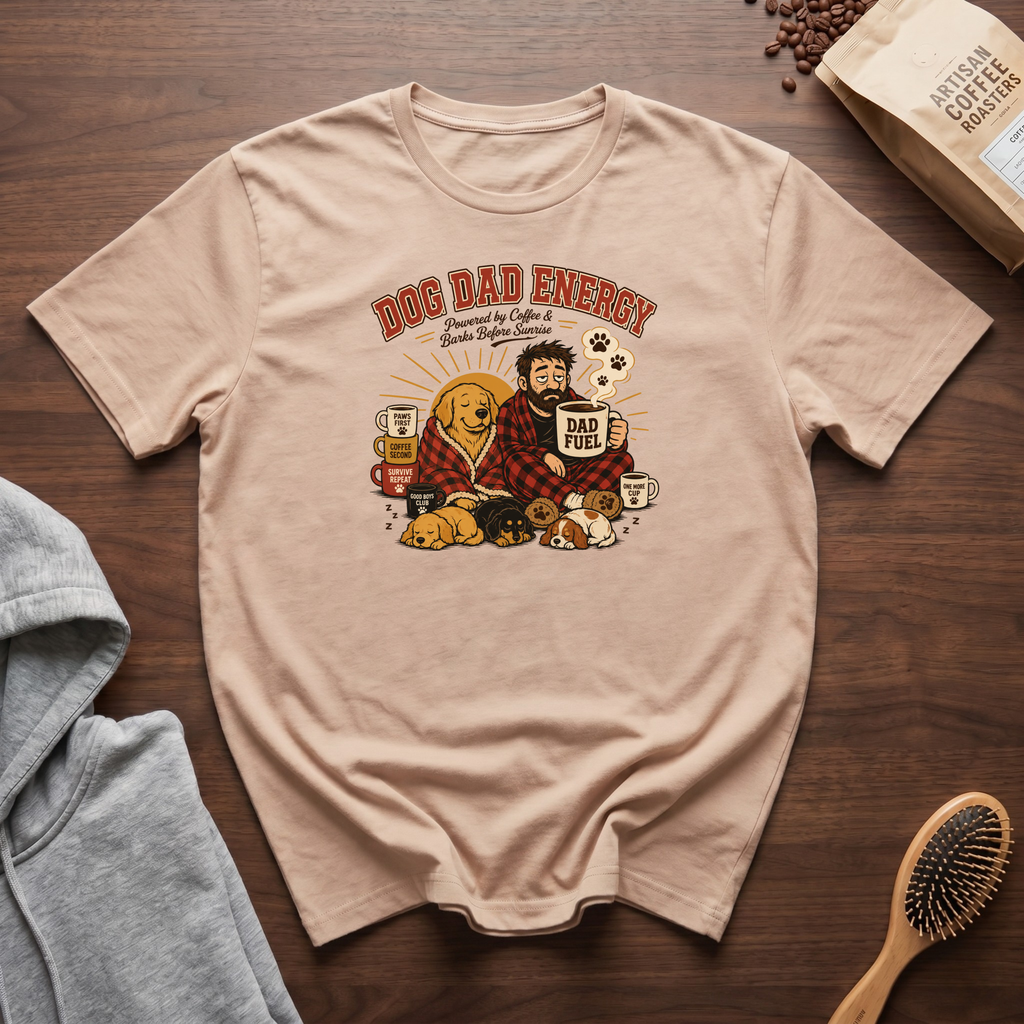Dog Dad Energy T-Shirt