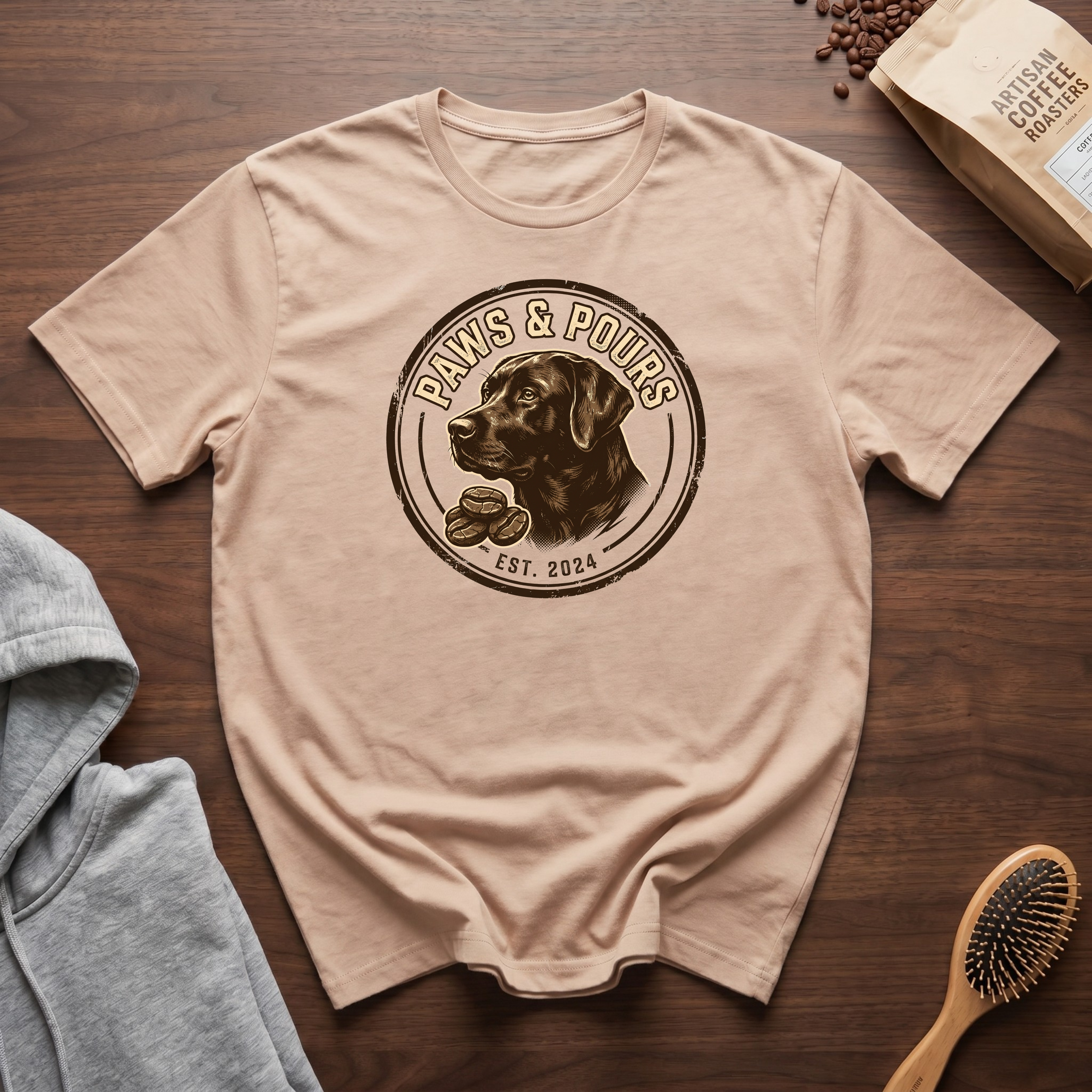 Paws and Pours T-Shirt