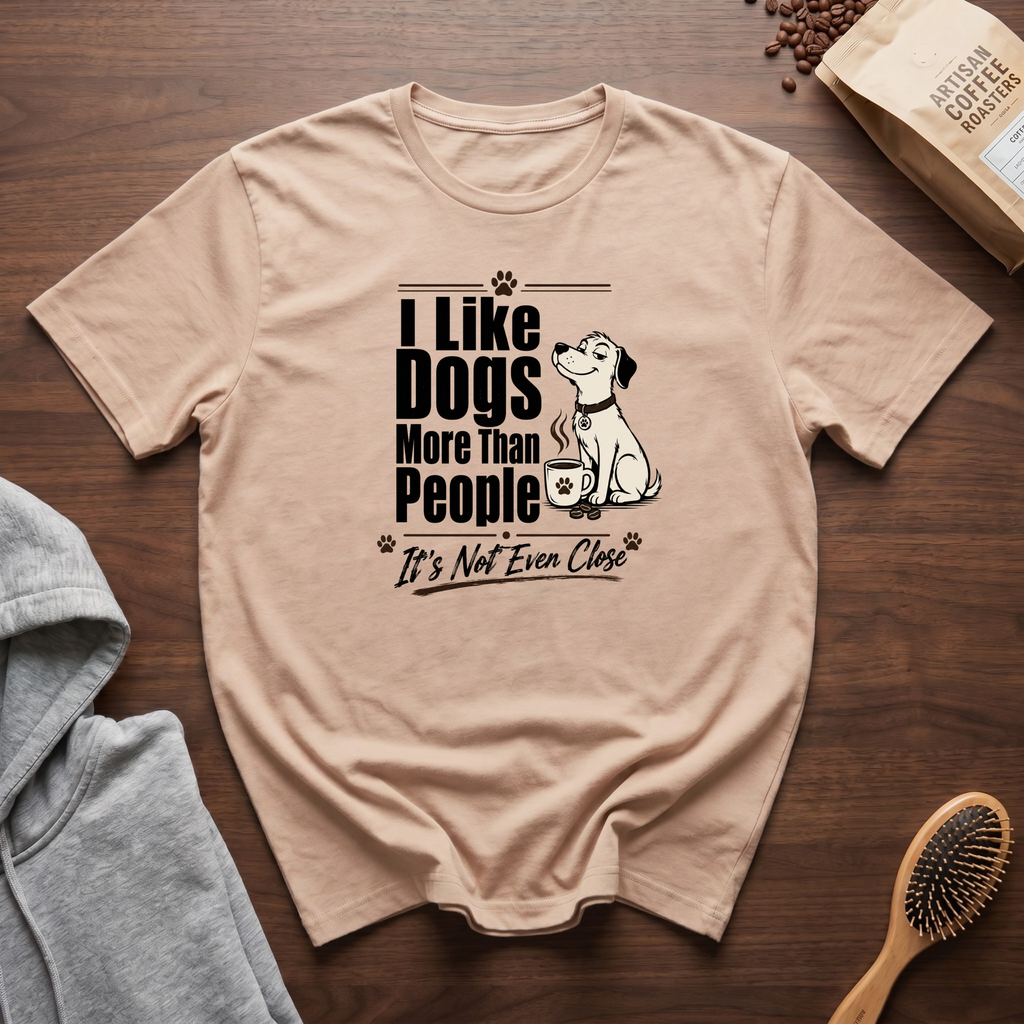 I Like Dogs More Than People T-Shirt