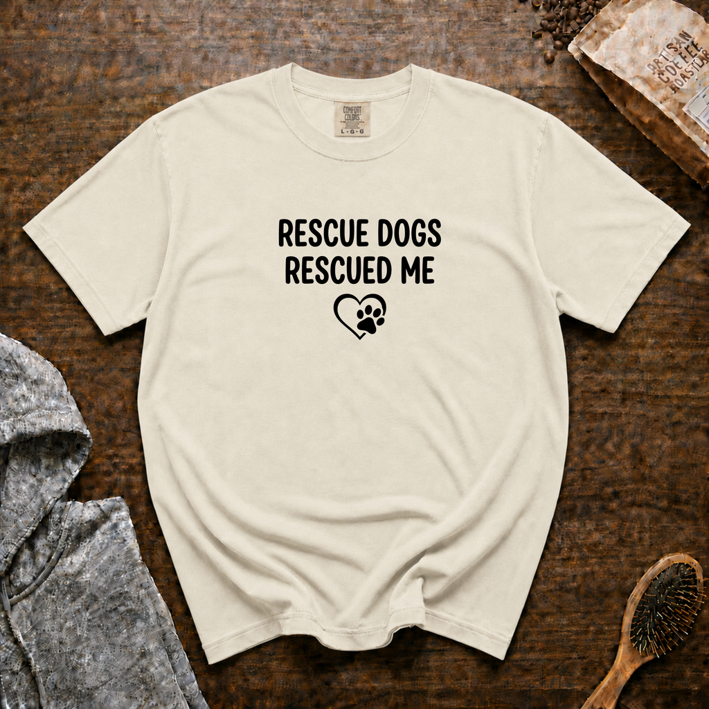 Rescue Dogs Rescued Me T-Shirt | Rescue Dog Lover Tee