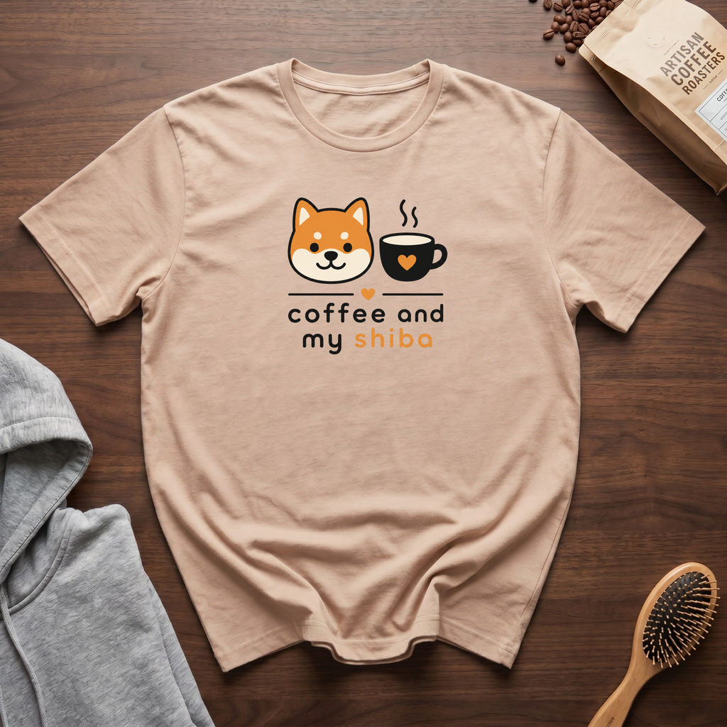 Coffee and My Shiba T-Shirt