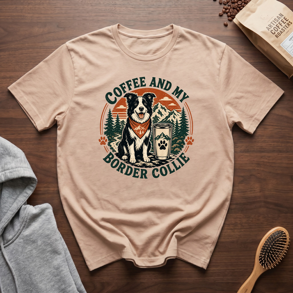 Coffee and My Border Collie T-Shirt