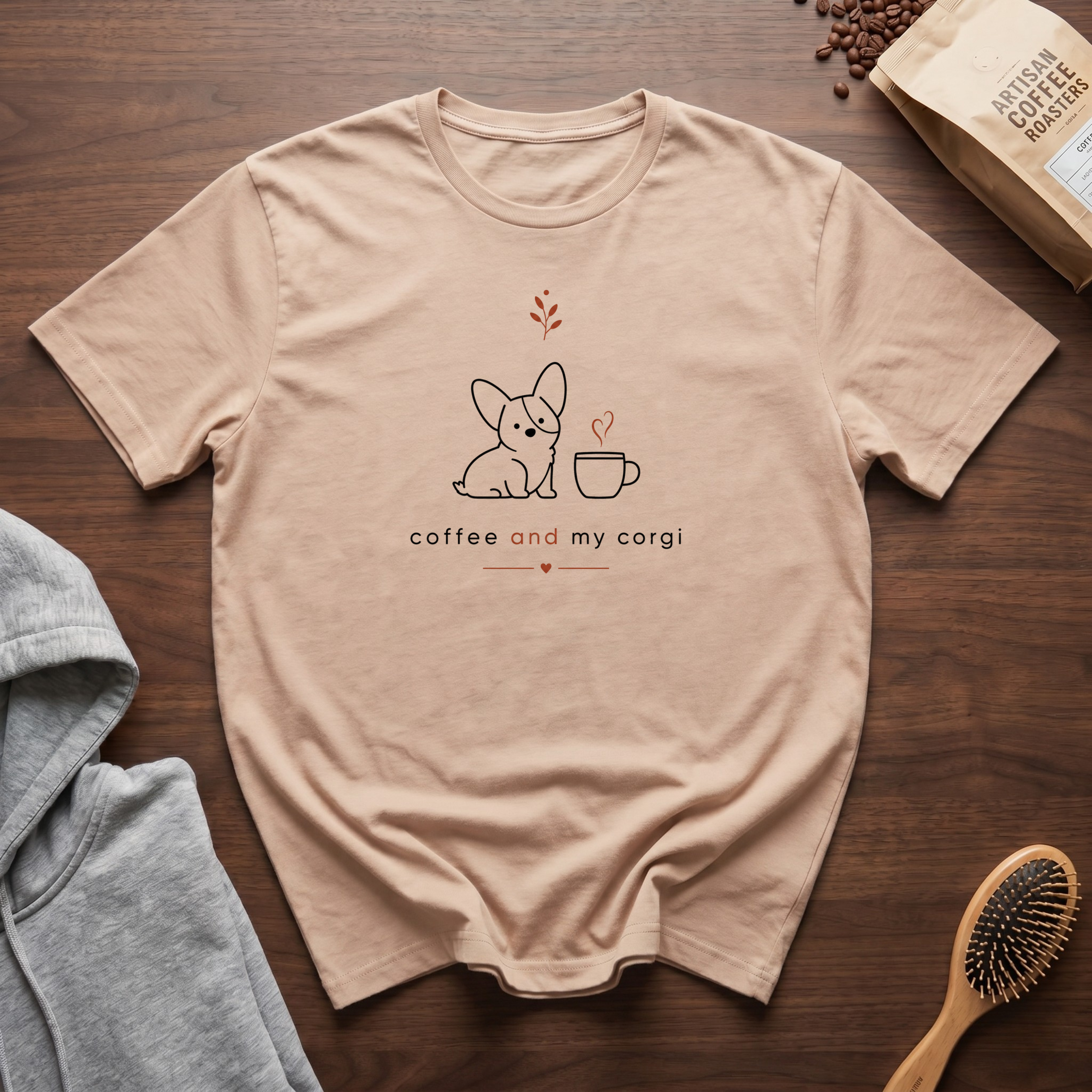 Coffee and My Corgi T-Shirt