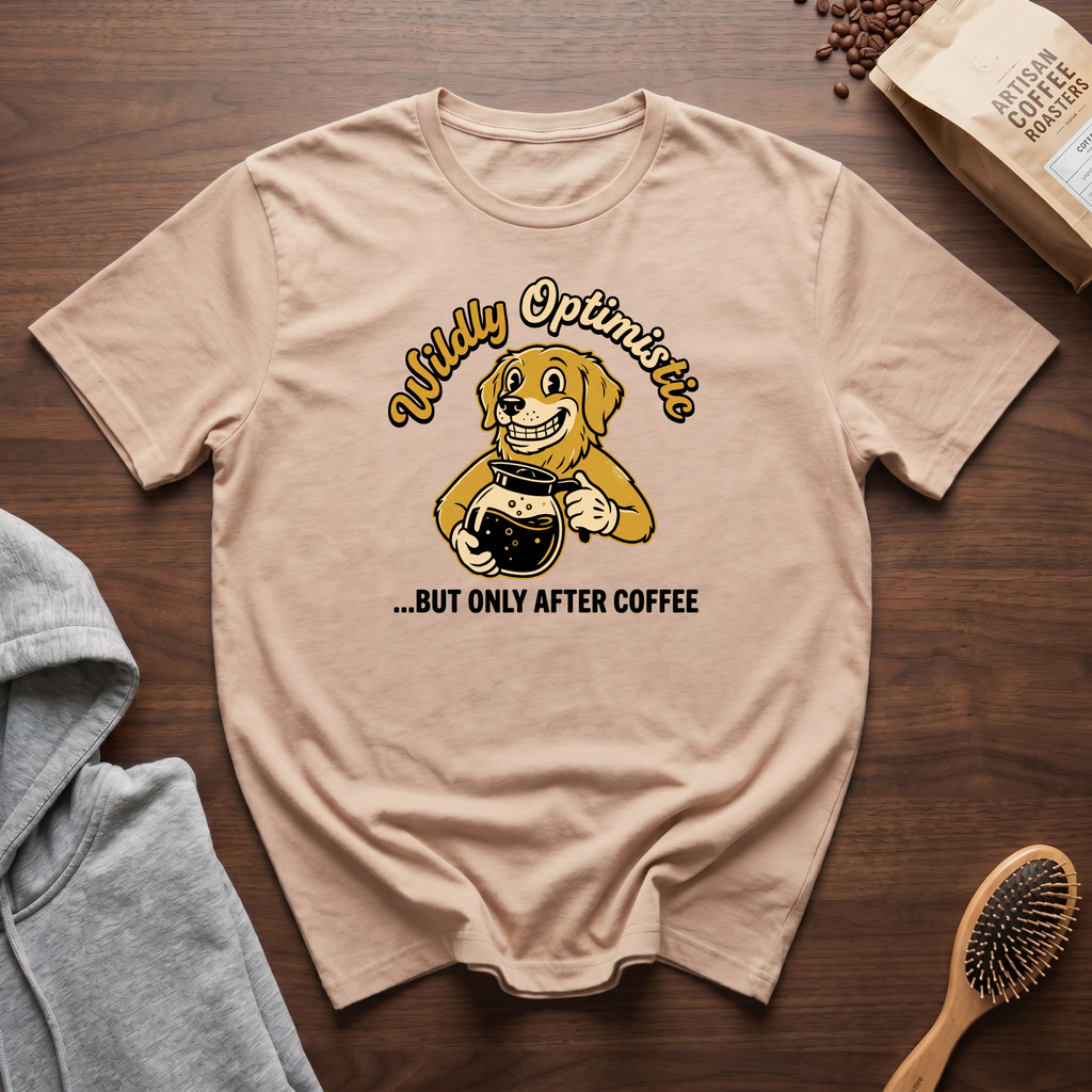 Wildly Optimistic but Only After Coffee T-Shirt