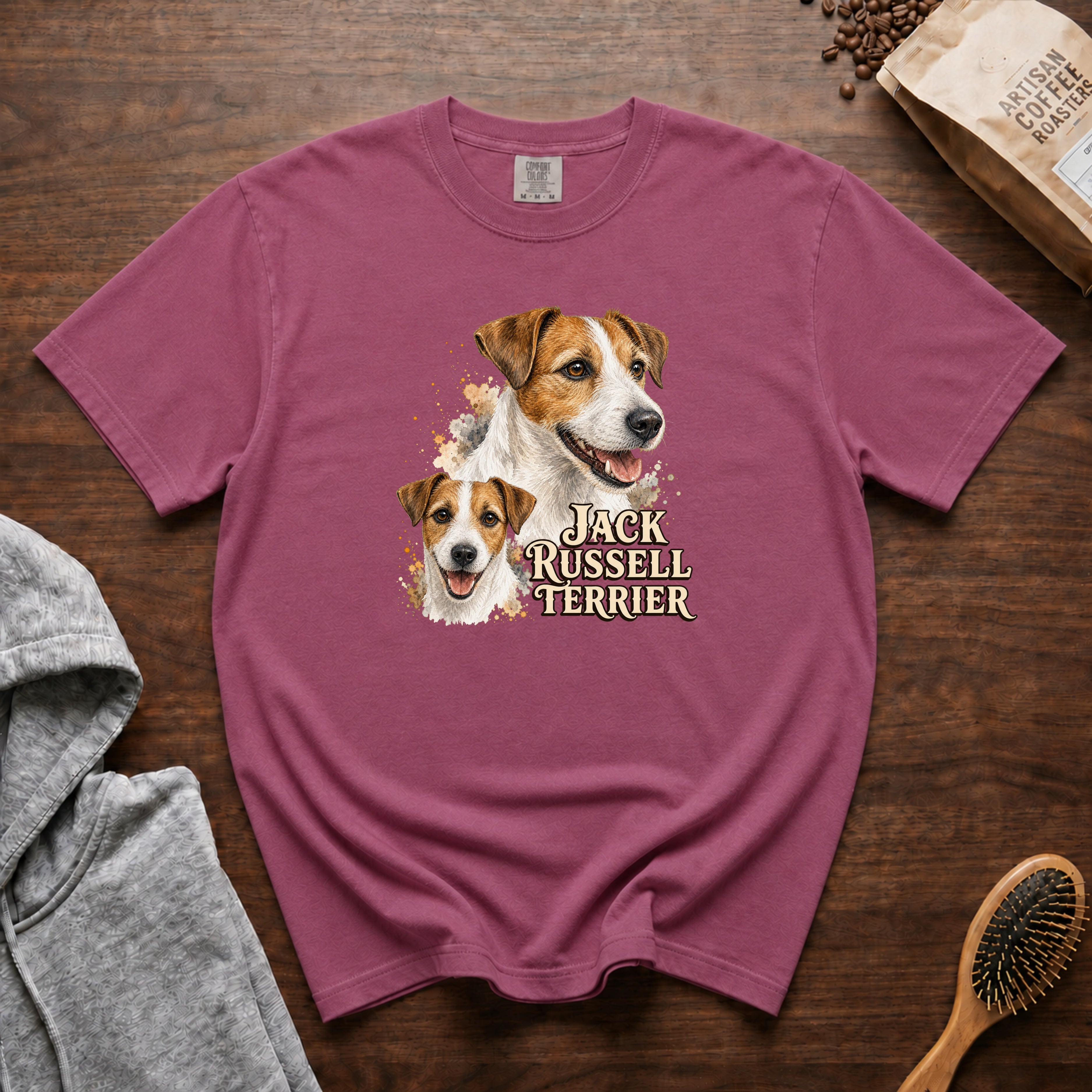 Jack Russell T-Shirt — Berry