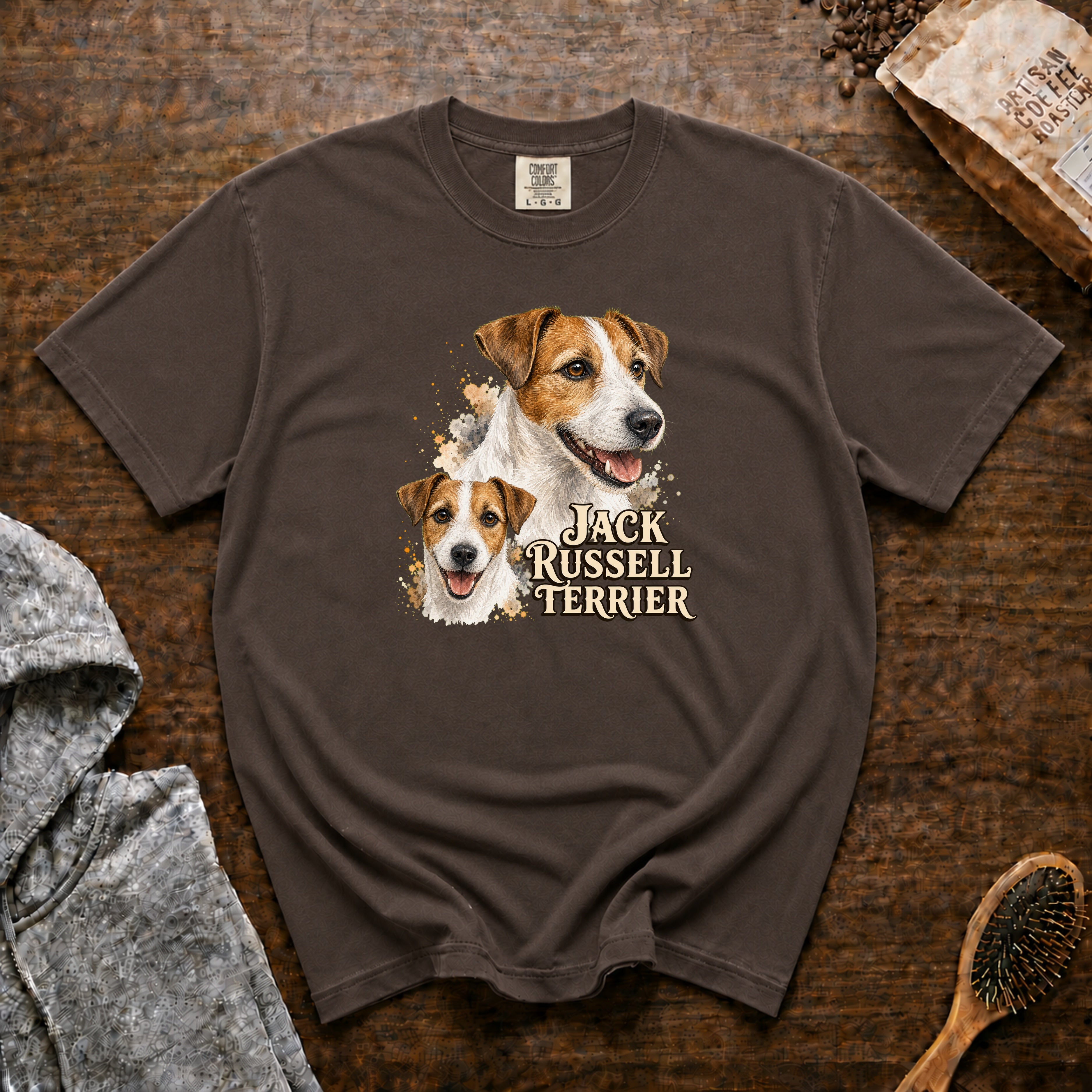 Jack Russell T-Shirt — Espresso