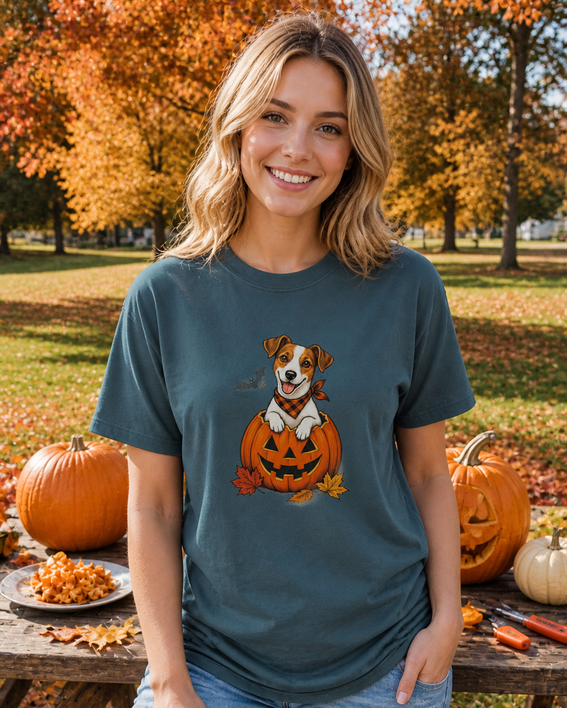 Jack Russell Terrier Halloween T-Shirt