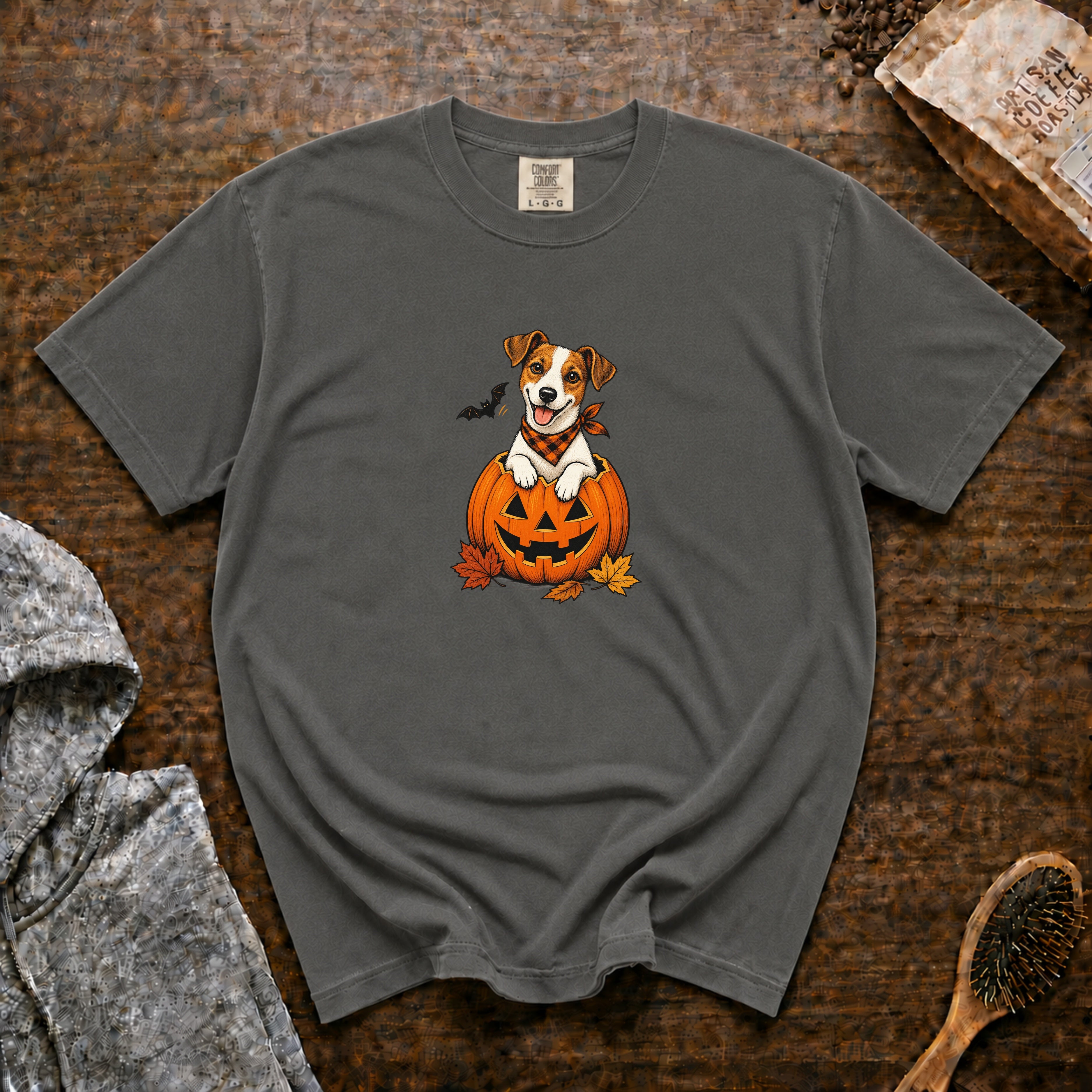Jack Russell Terrier Halloween T-Shirt — Pepper