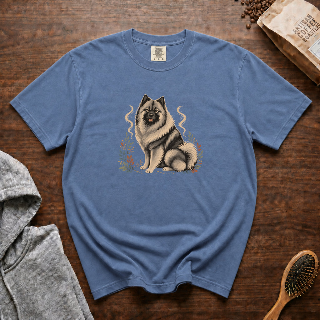 Keeshond T-Shirt — Blue Jean