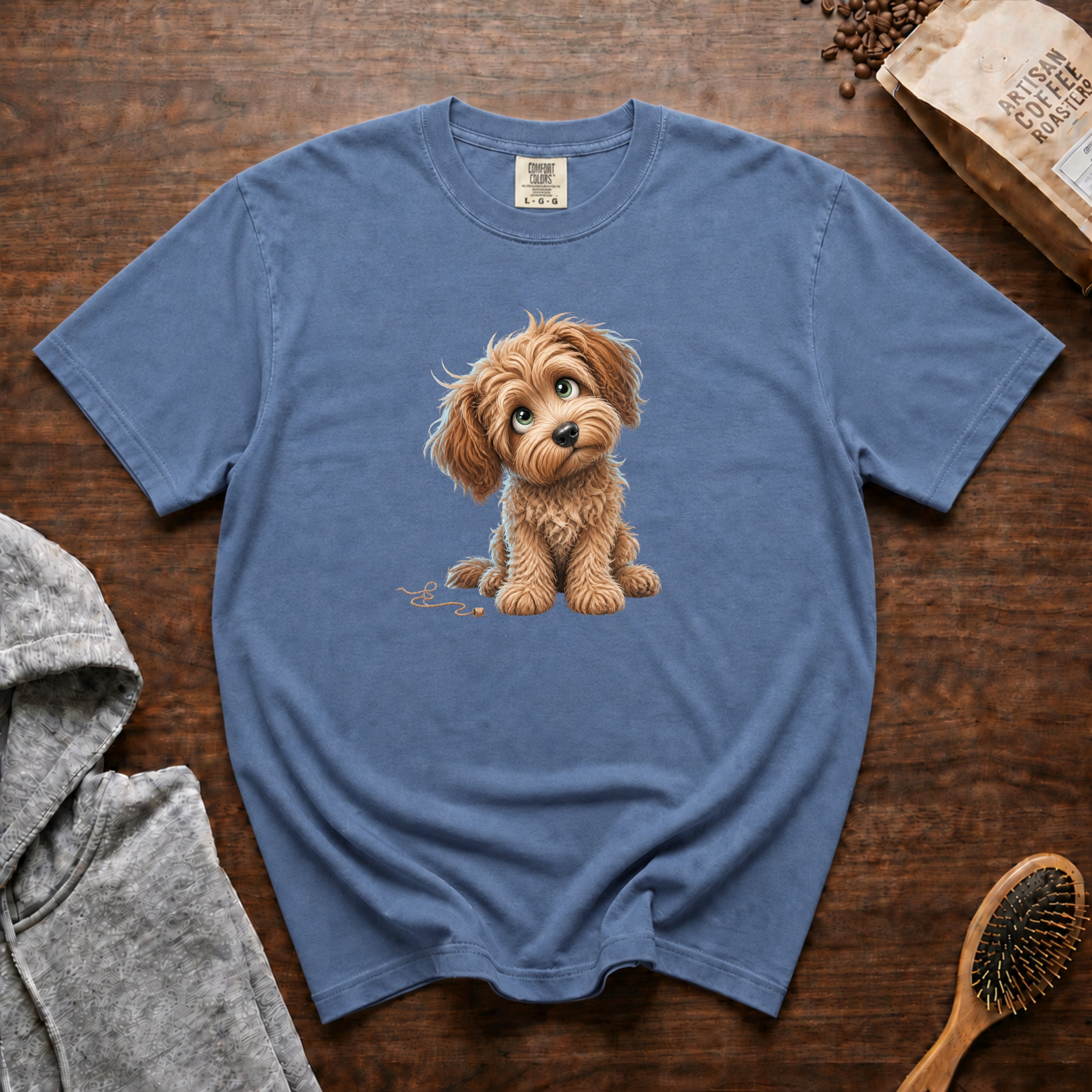 Labradoodle Love T-Shirt — Blue Jean
