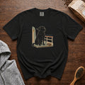 Labrador On A Boat Deck T-Shirt — Black