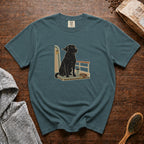 Labrador On A Boat Deck T-Shirt — Blue Spruce