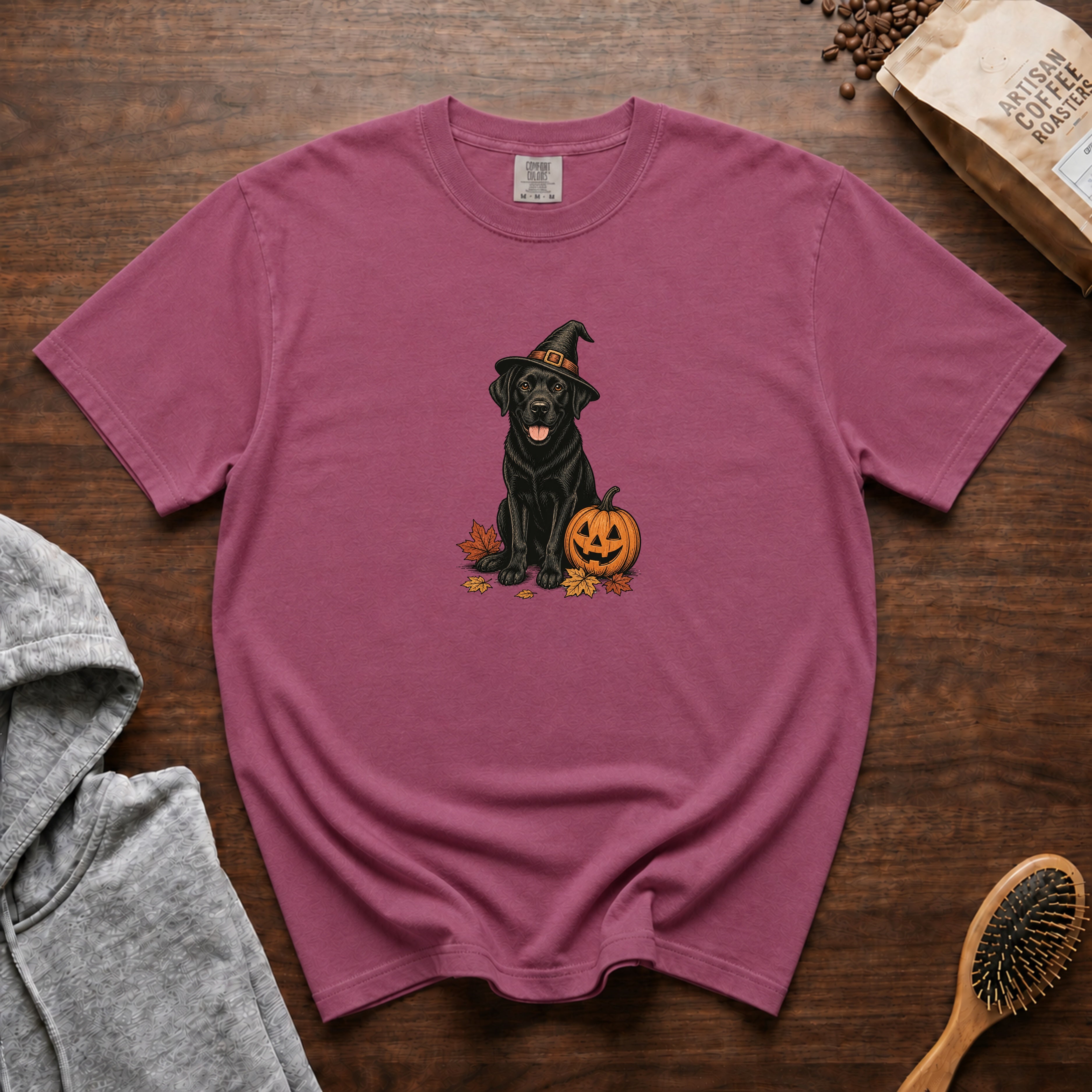 Labrador Retriever Halloween T-Shirt — Berry
