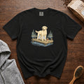 Labrador Retriever Lake Run 1 T-Shirt — Black