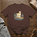 Labrador Retriever Lake RunT-Shirt — Espresso