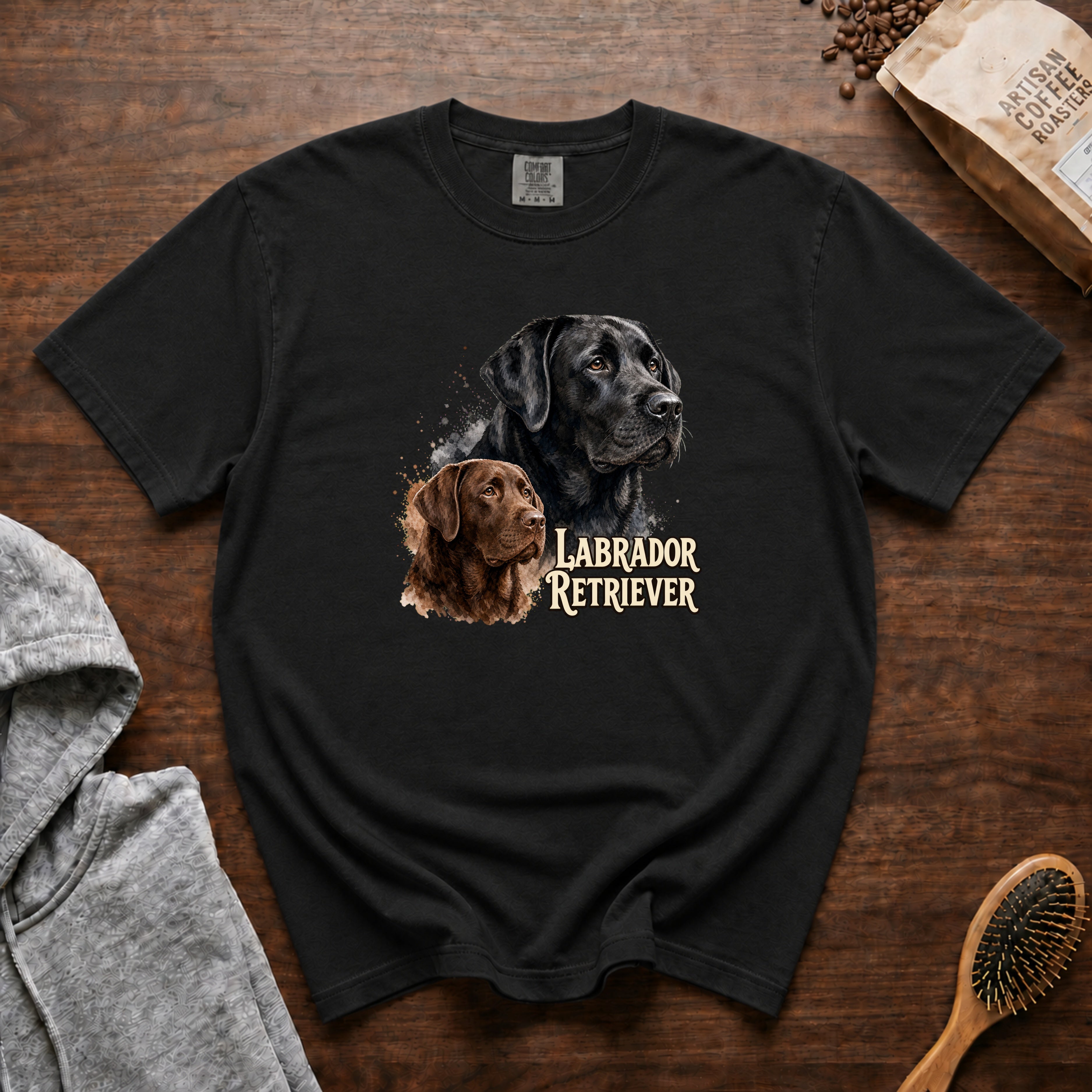 Labrador Retriever T-Shirt — Black