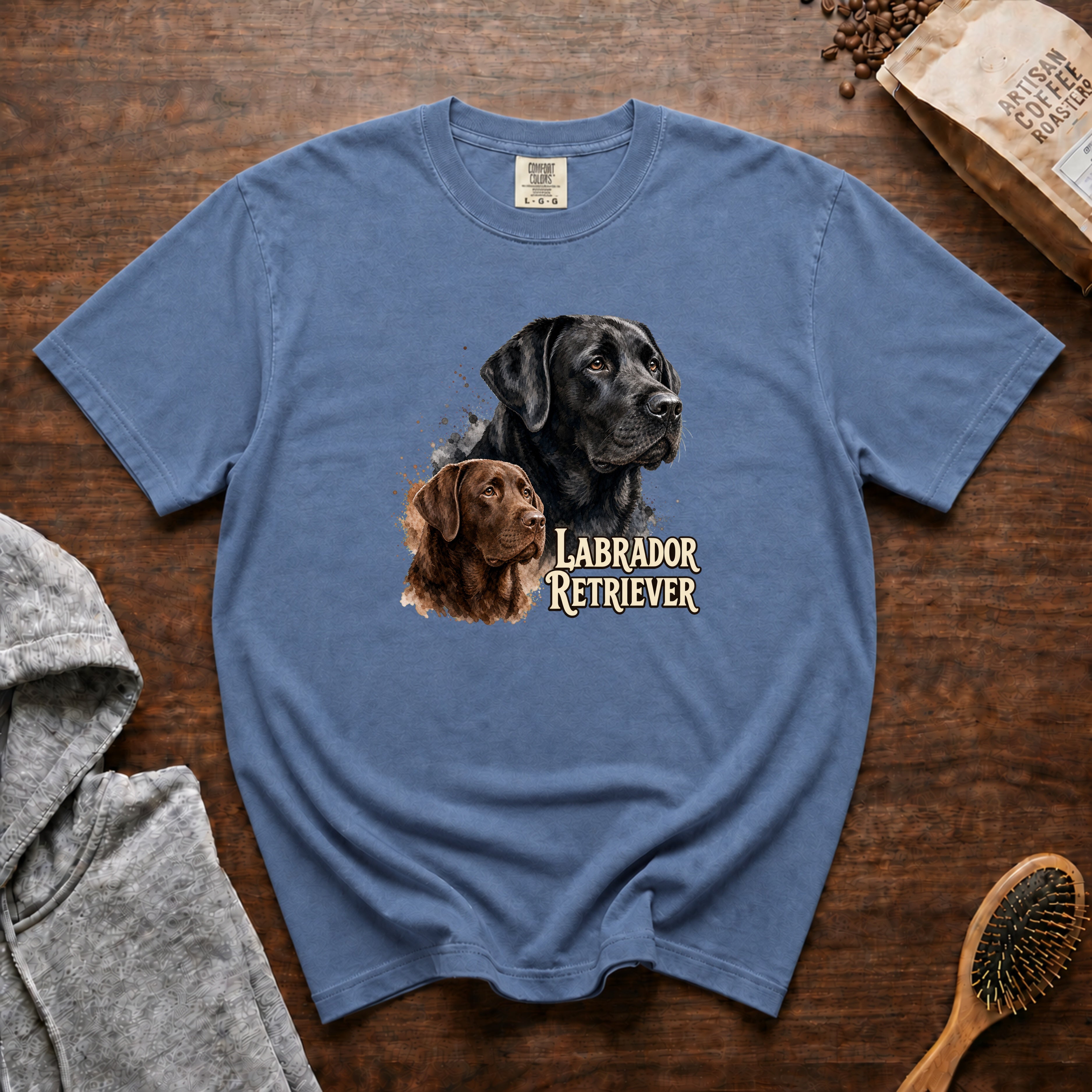 Labrador Retriever T-Shirt — Blue Jean