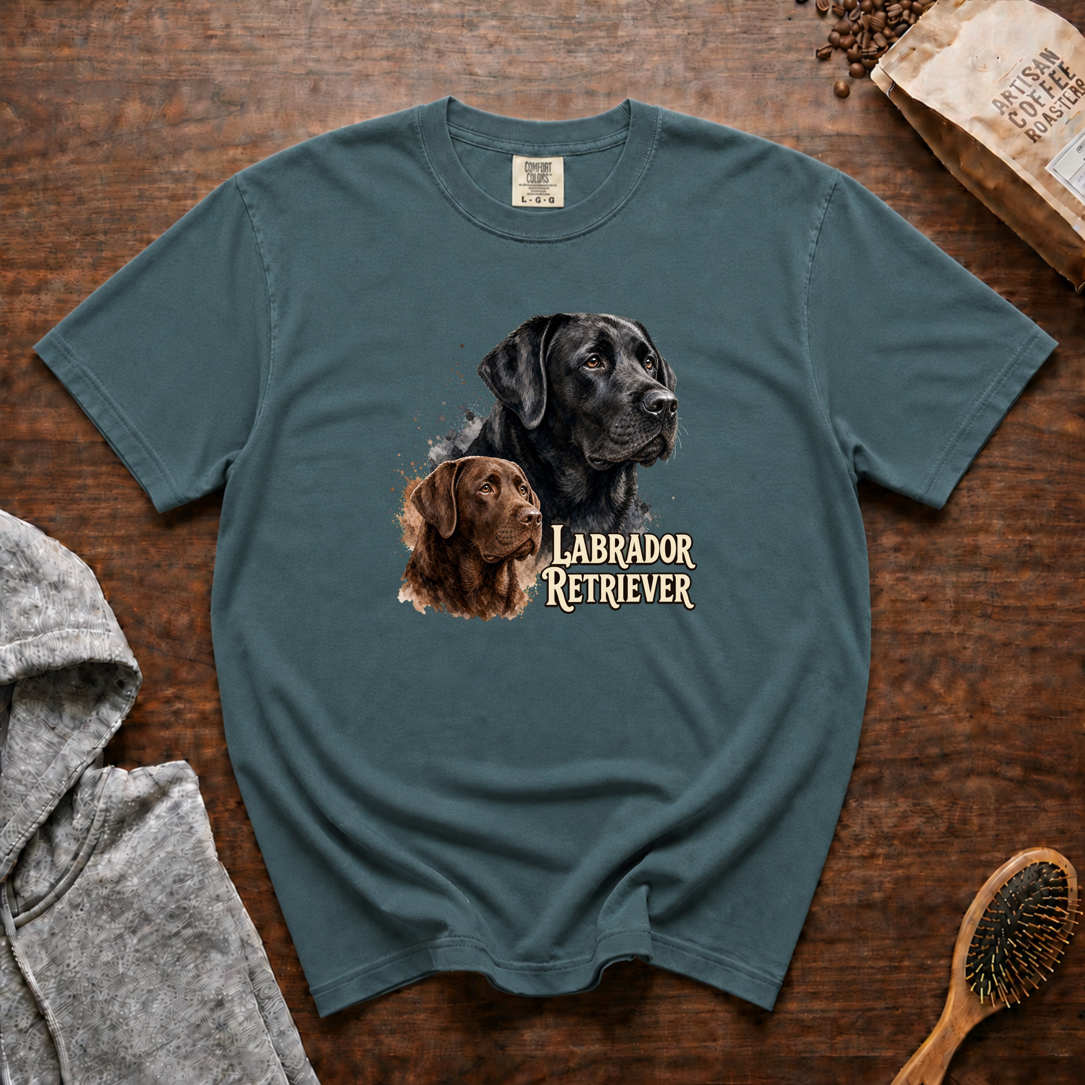 Labrador Retriever T-Shirt — Blue Spruce