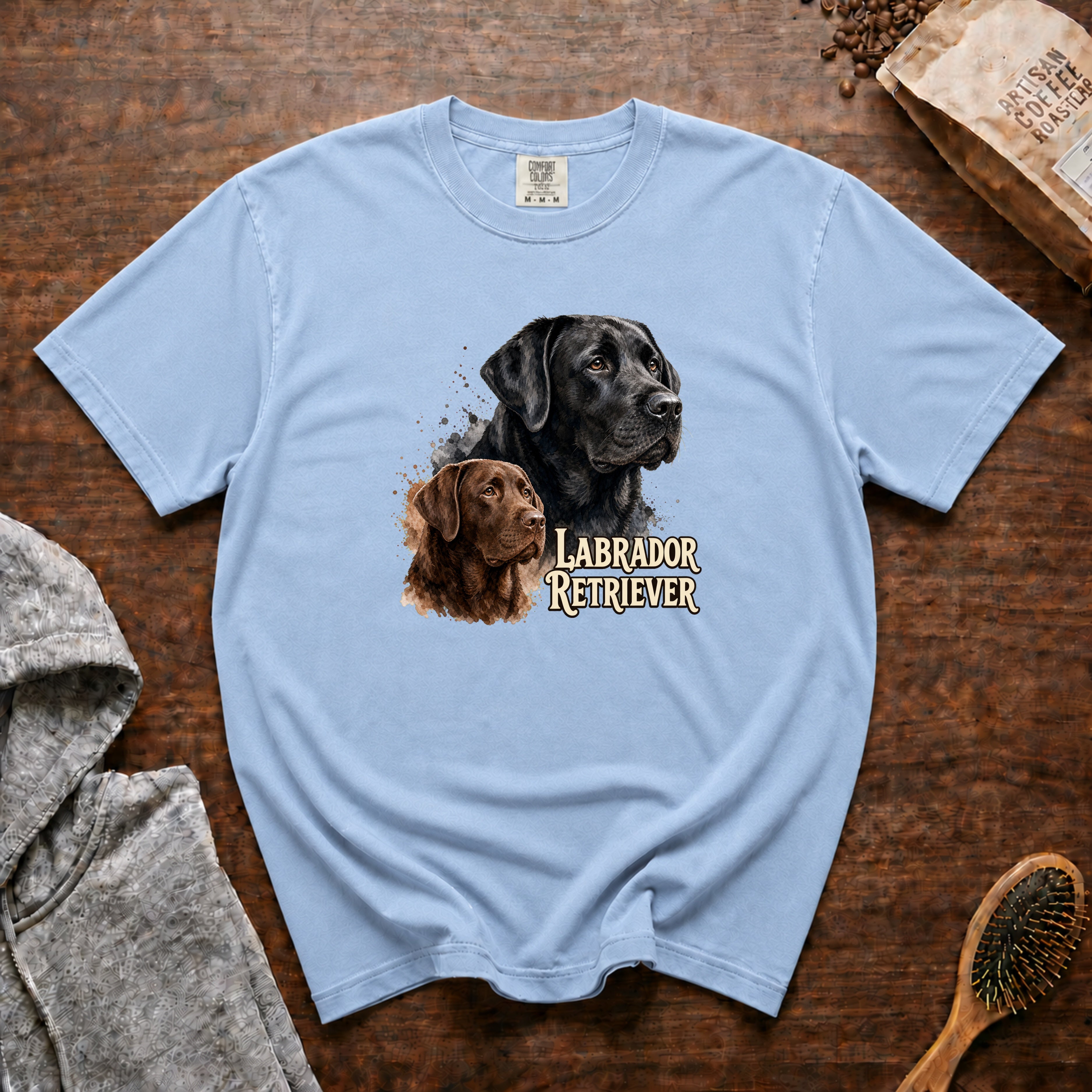 Labrador Retriever T-Shirt — Chambray