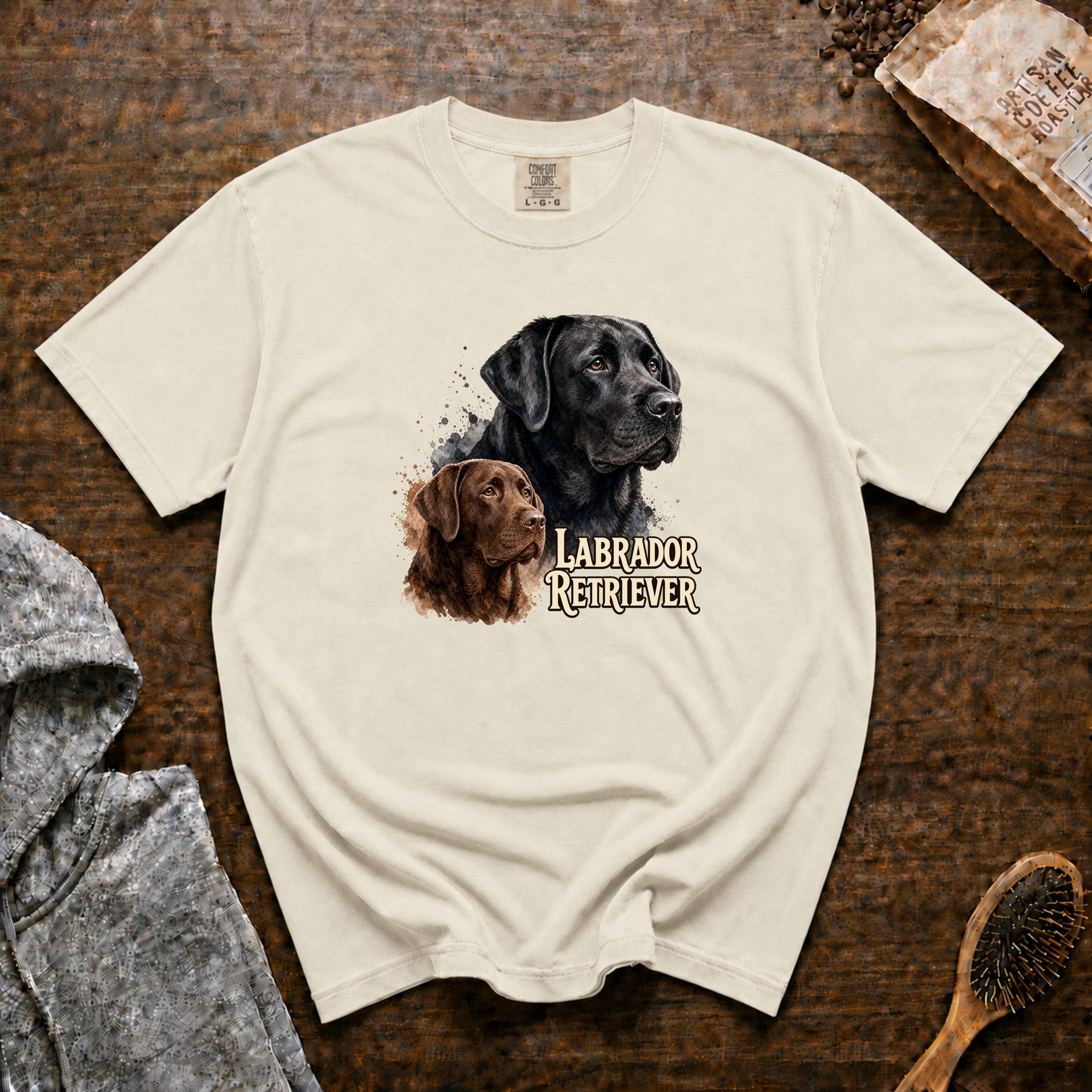 Labrador Retriever T-Shirt — Ivory