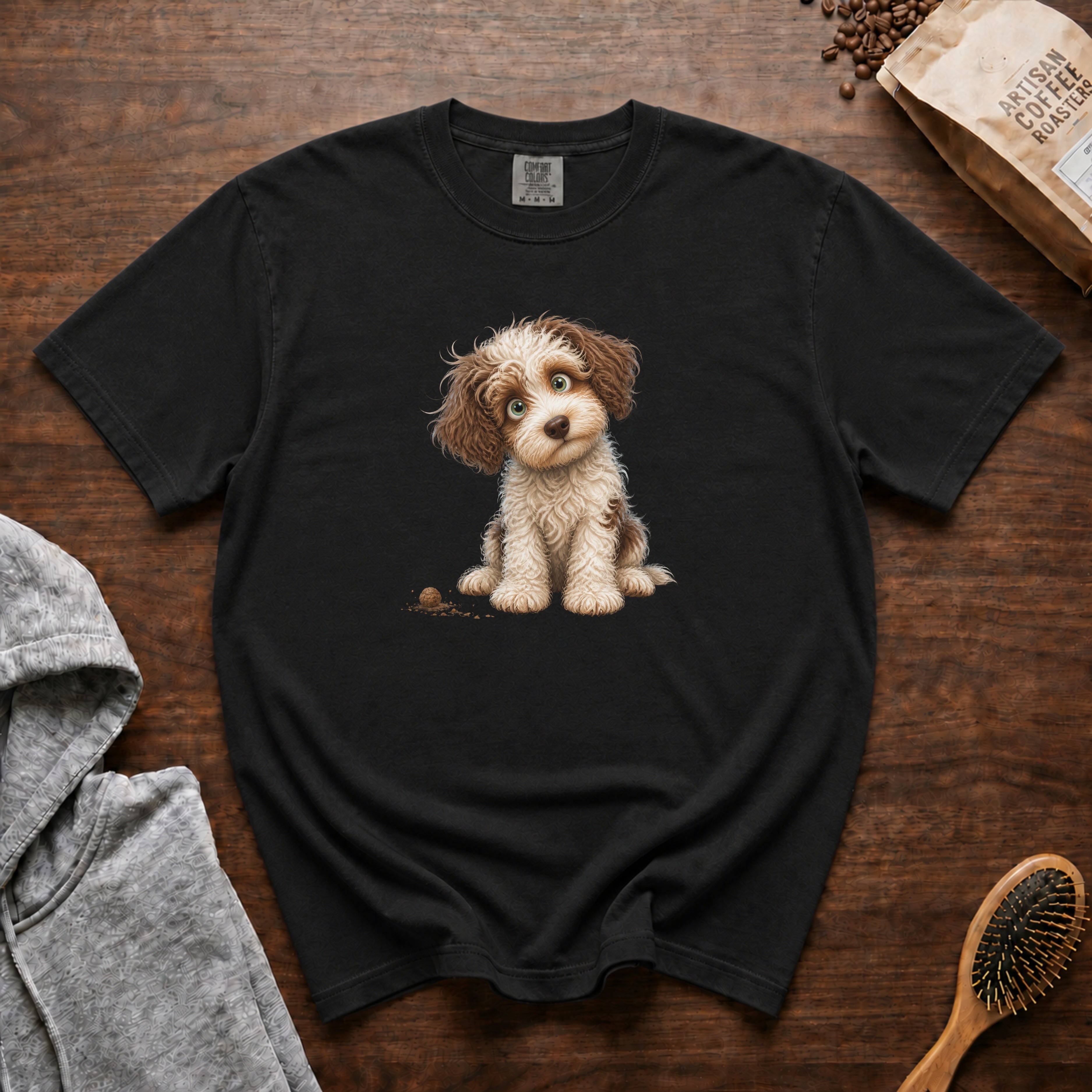 Lagotto Romagnolo T-Shirt — Black