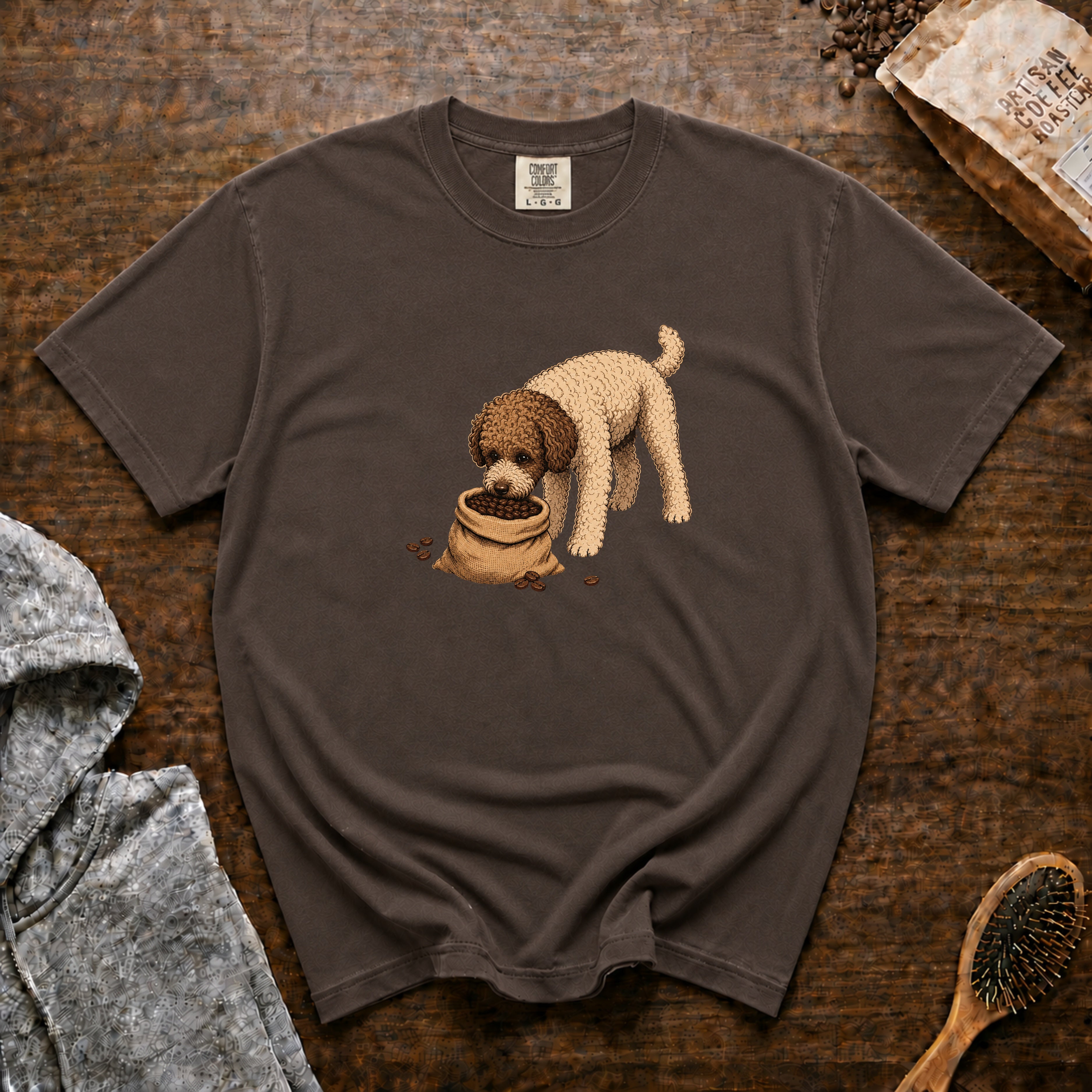 Lagotto Romagnolo T-Shirt — Espresso