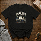 Lake Run Cold Brew T-Shirt — Black