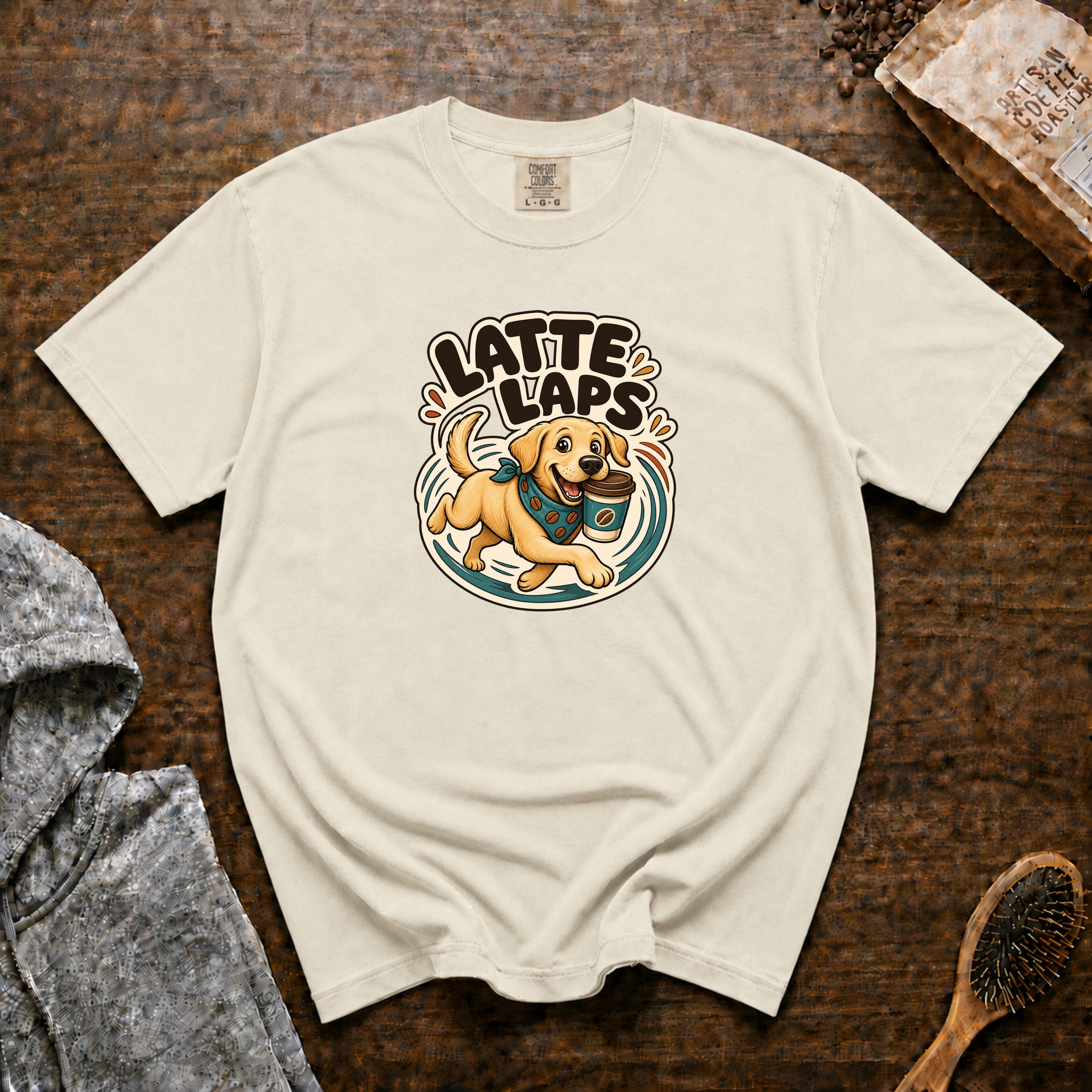 Latte Laps T-Shirt — Ivory