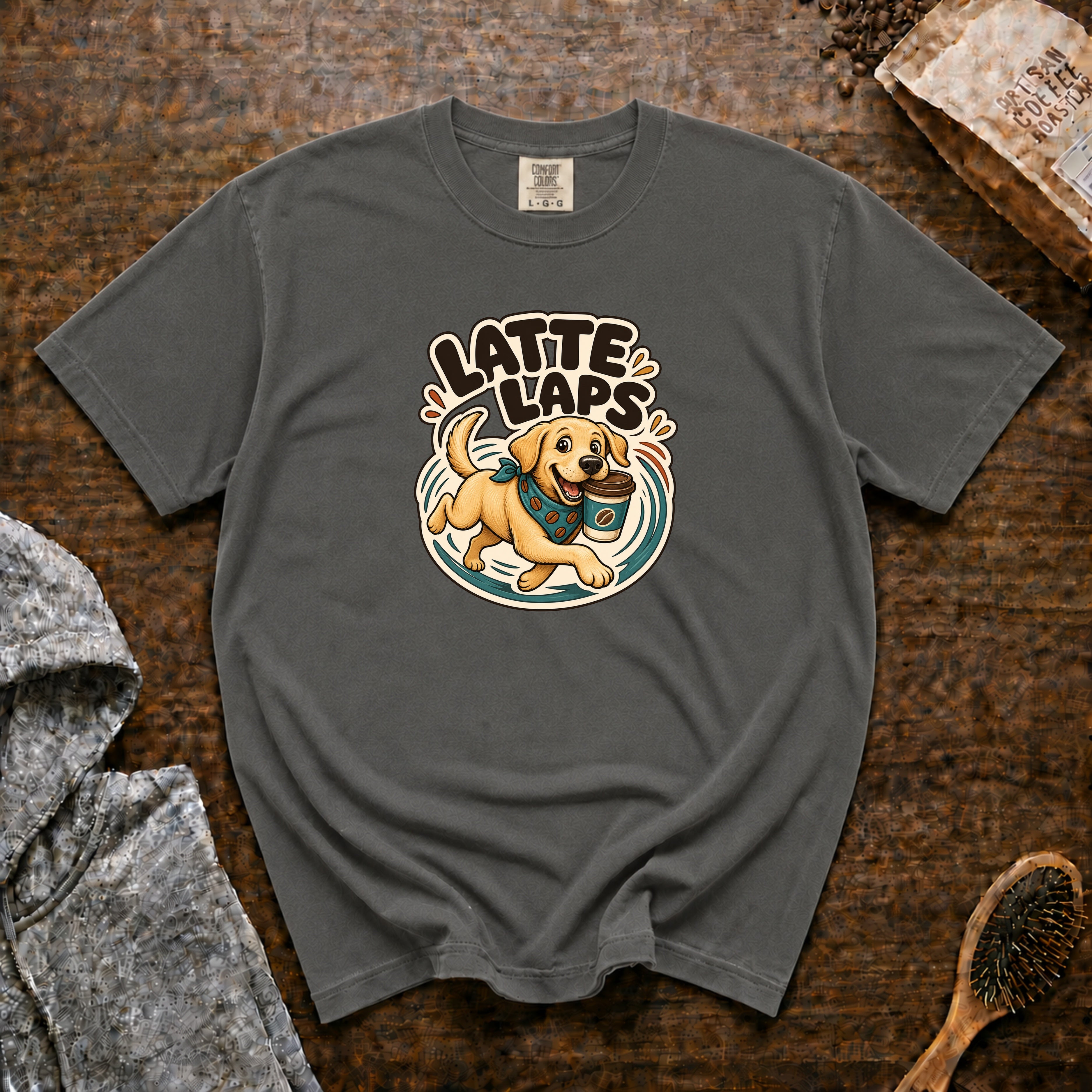 Latte Laps T-Shirt — Pepper