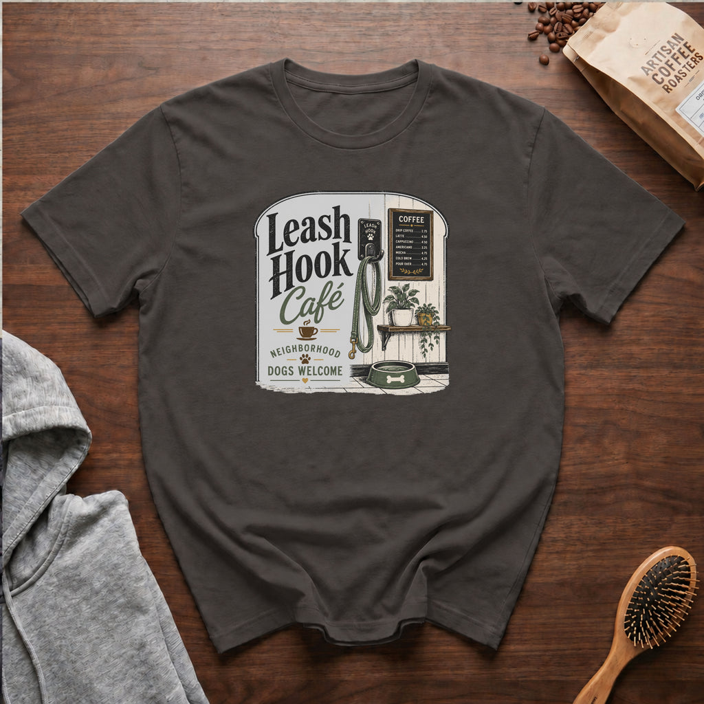 Leash Hook CafeT-Shirt — Pepper