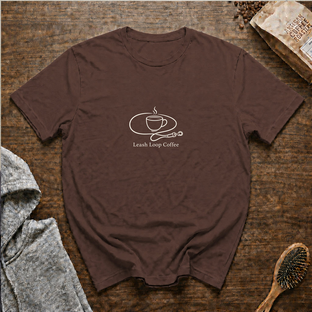 Leash Loop Coffee T-Shirt — Espresso
