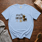 Living Life In The Low Lane T-Shirt — Chambray