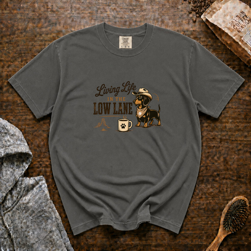 Living Life In The Low Lane T-Shirt — Pepper