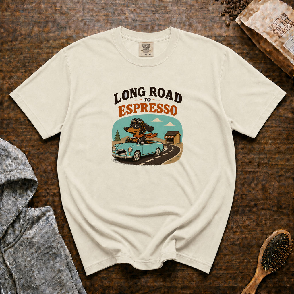 Long Road To Espresso T-Shirt — Ivory