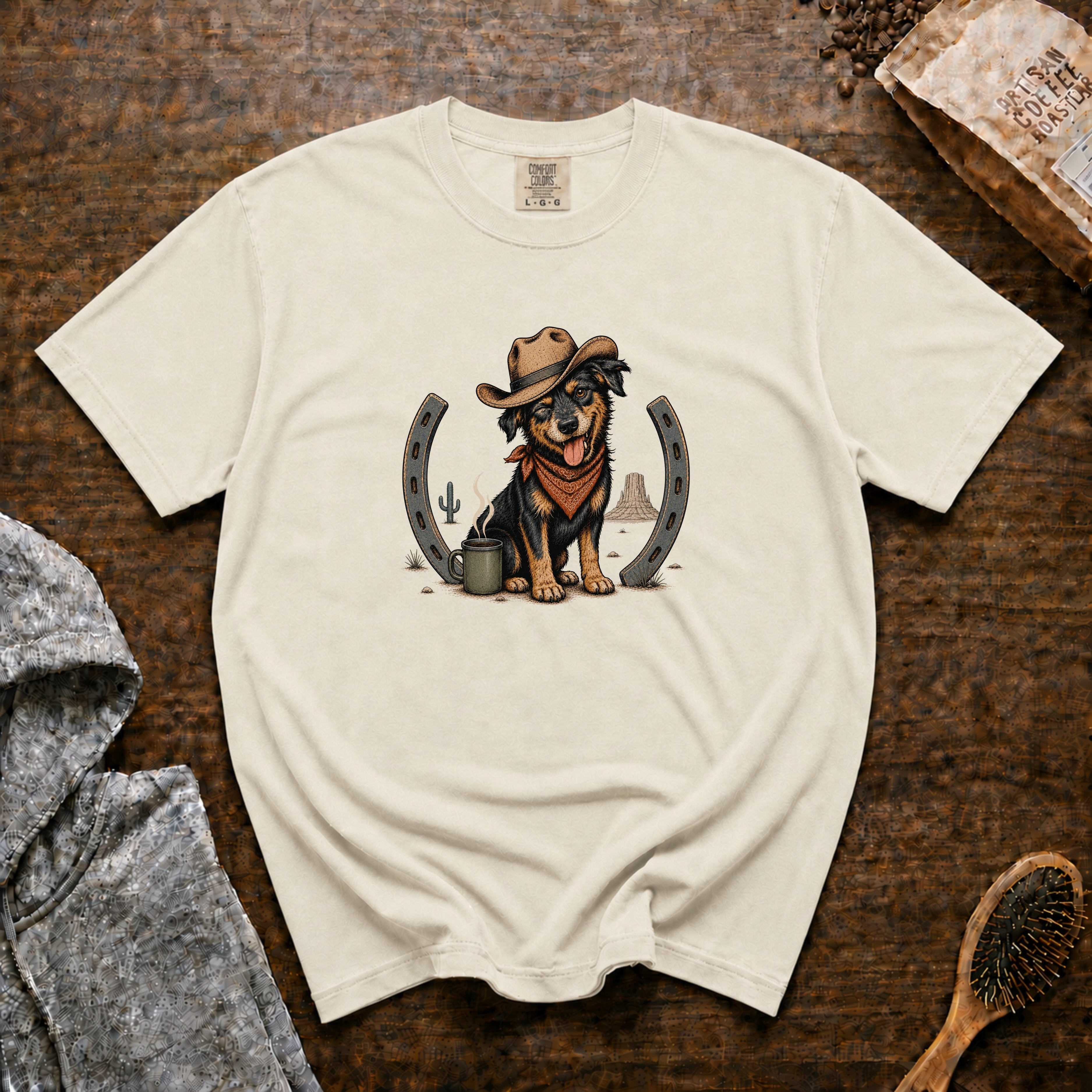 Lucky Dog T-Shirt — Ivory