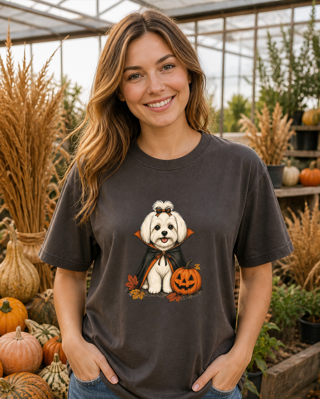 Maltese Halloween T-Shirt