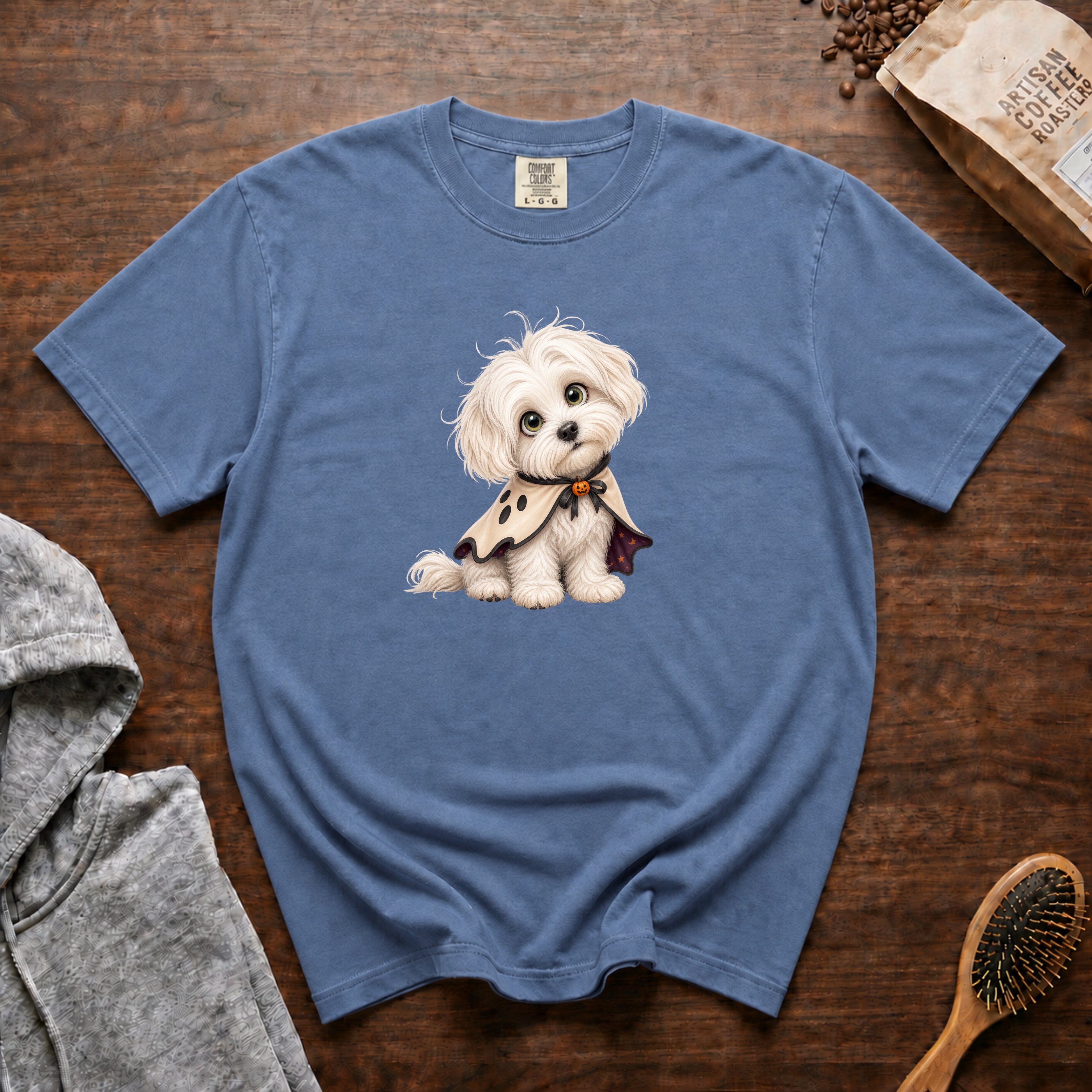 Maltese T-Shirt — Blue Jean