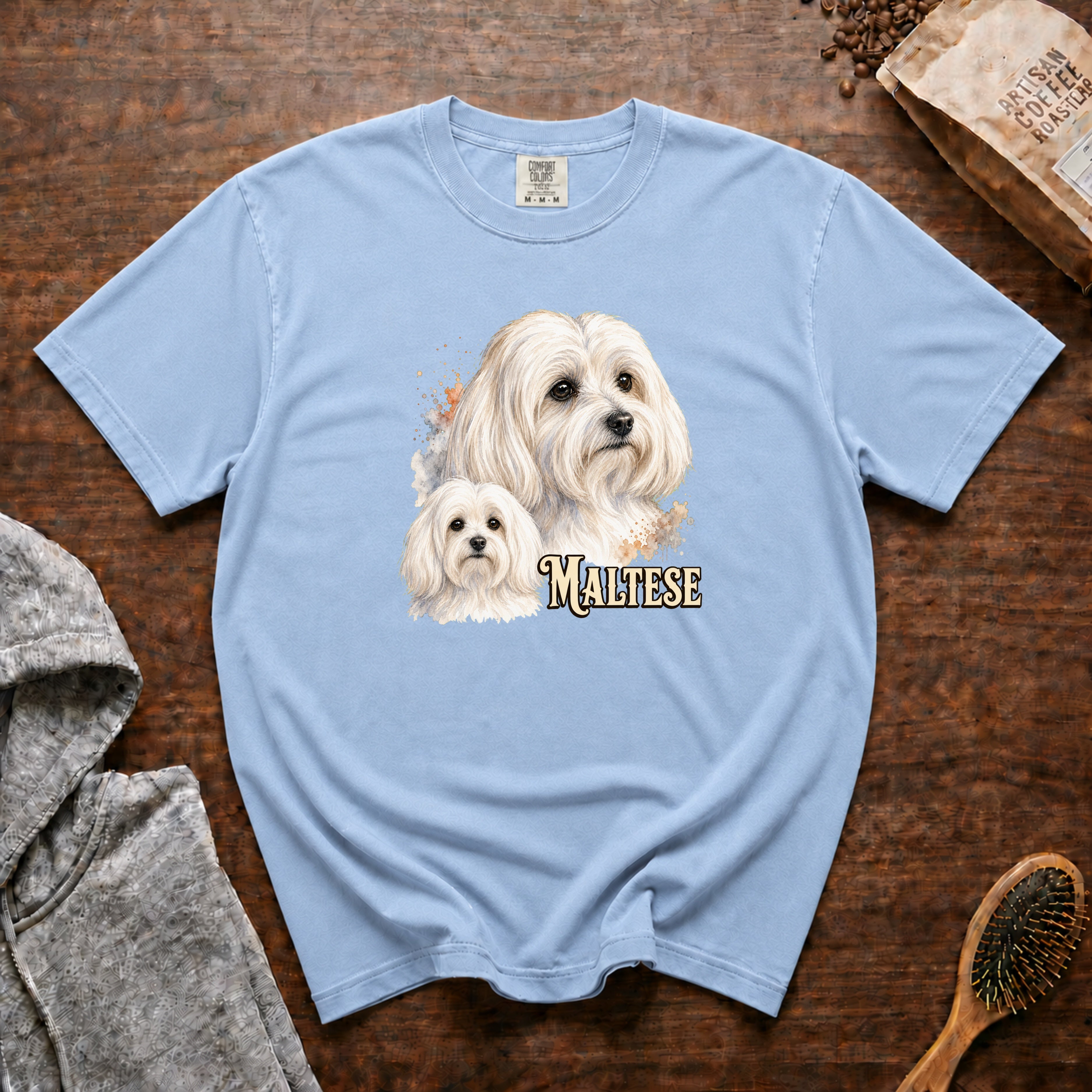 Maltese T-Shirt — Chambray