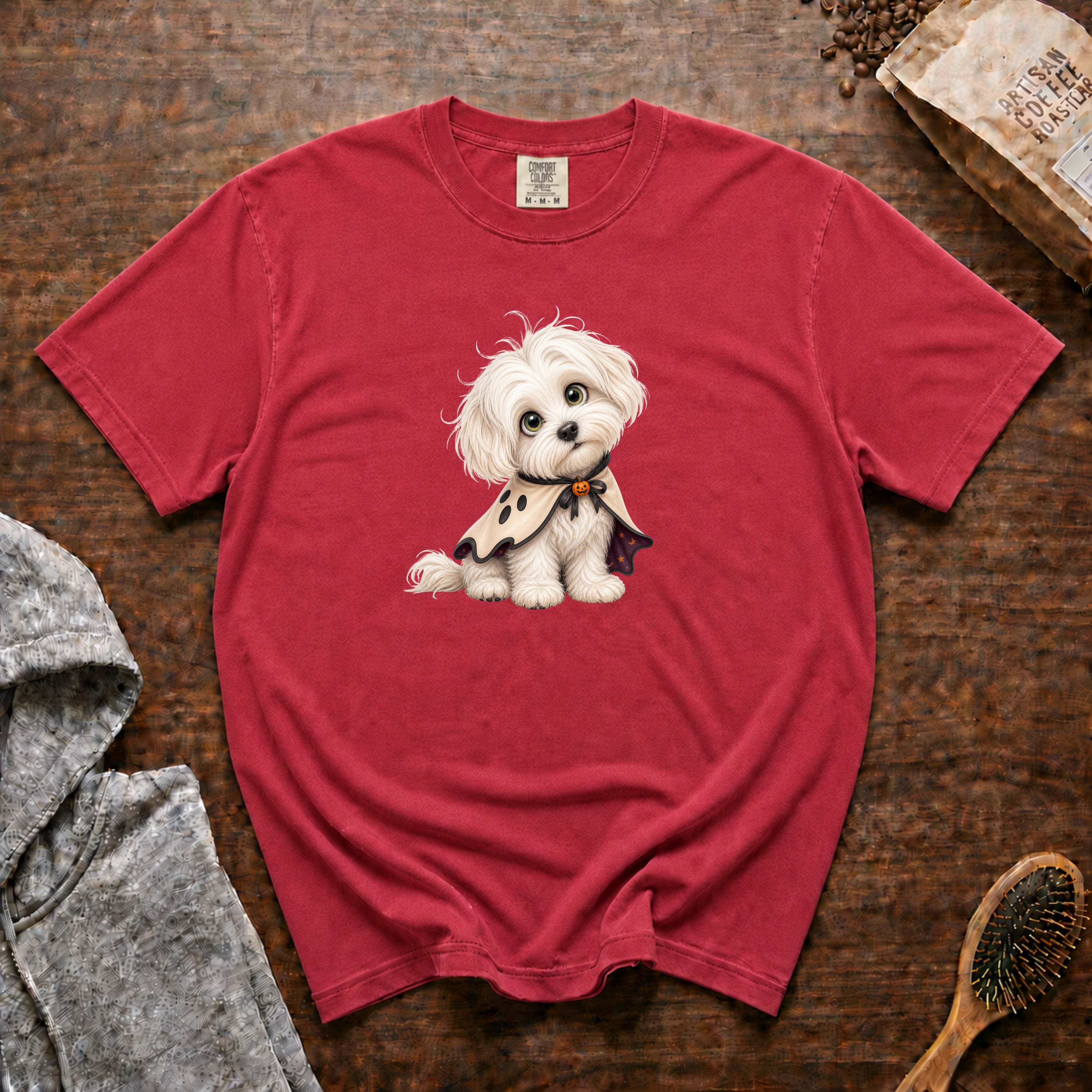 Maltese T-Shirt — Crimson