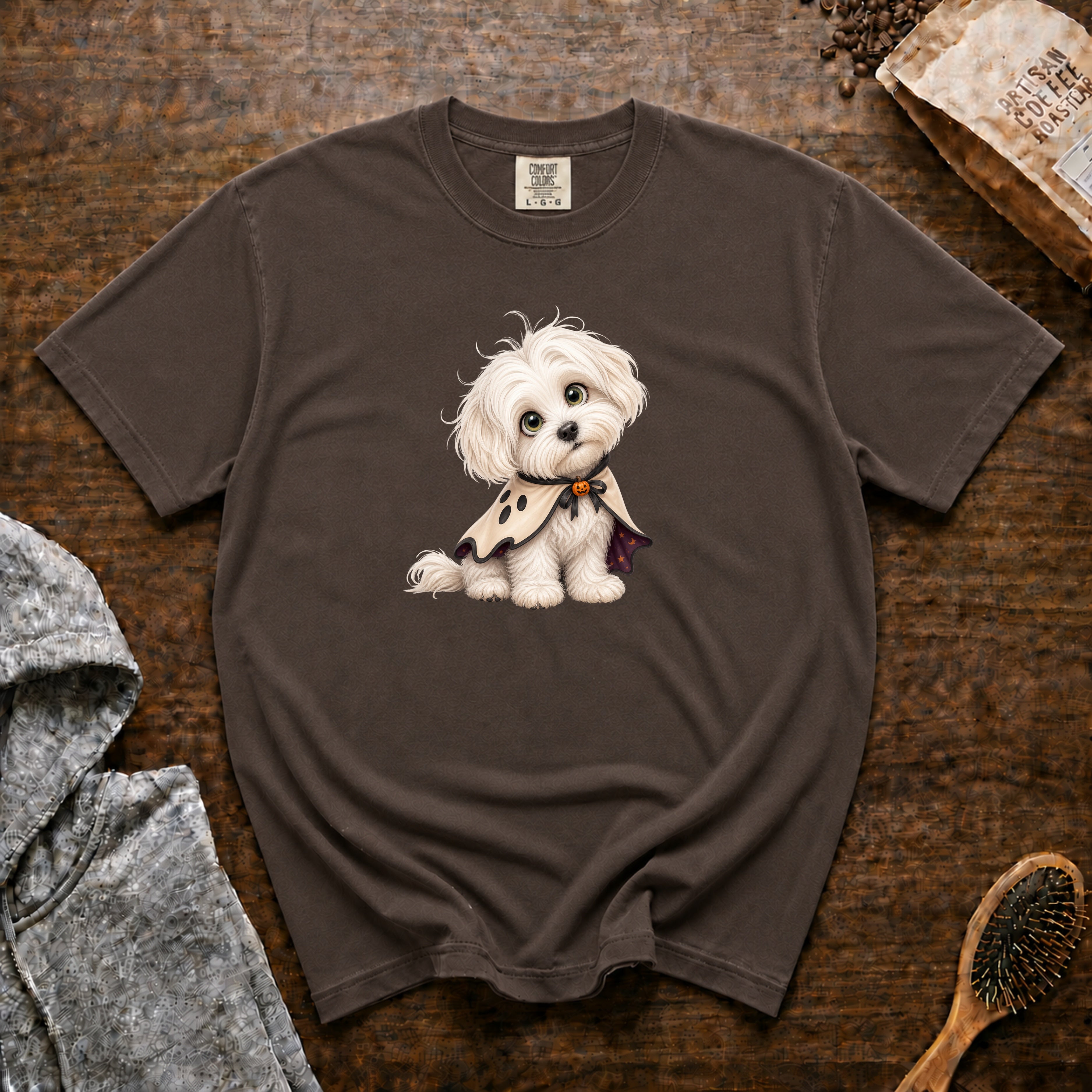 Maltese T-Shirt — Espresso