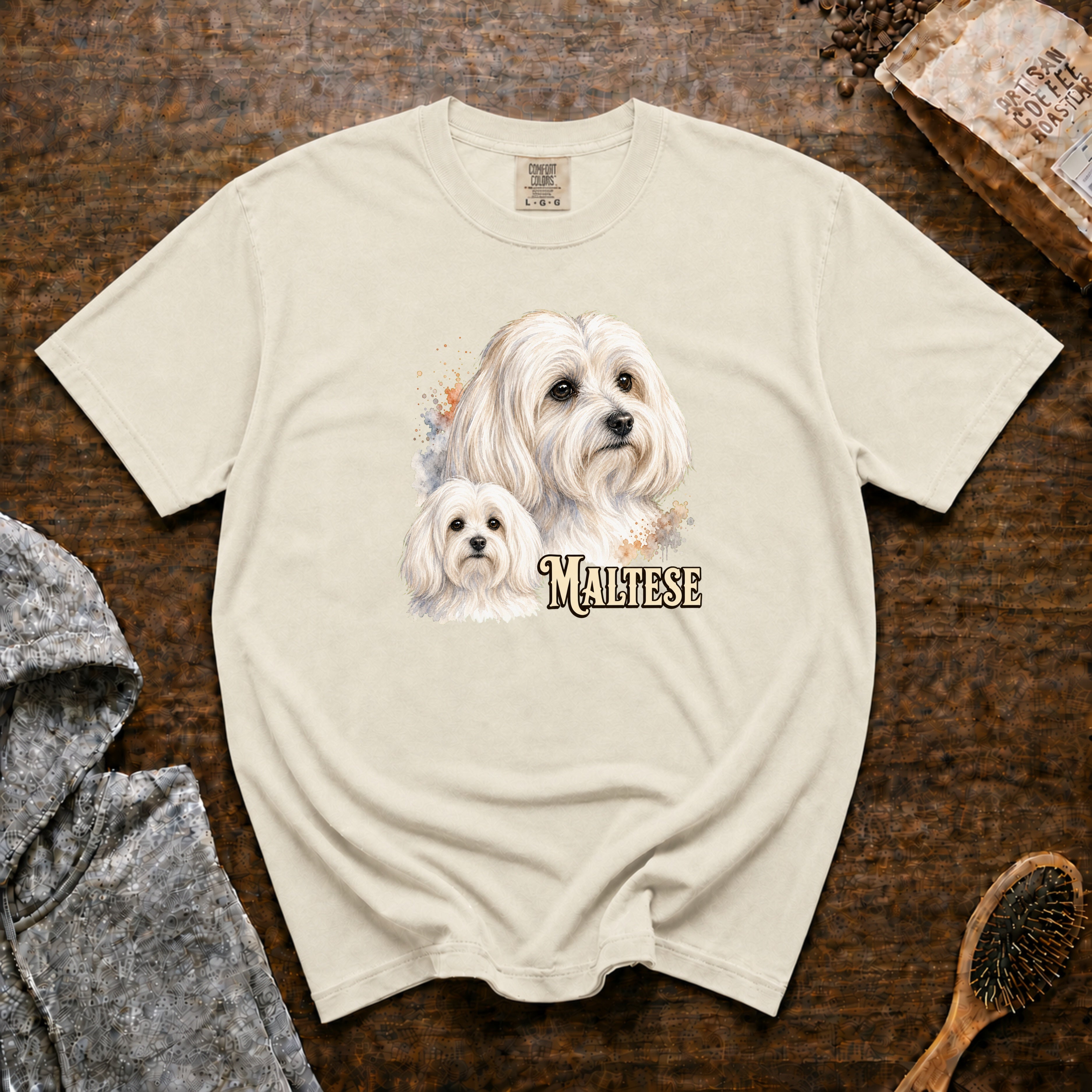 Maltese T-Shirt — Ivory