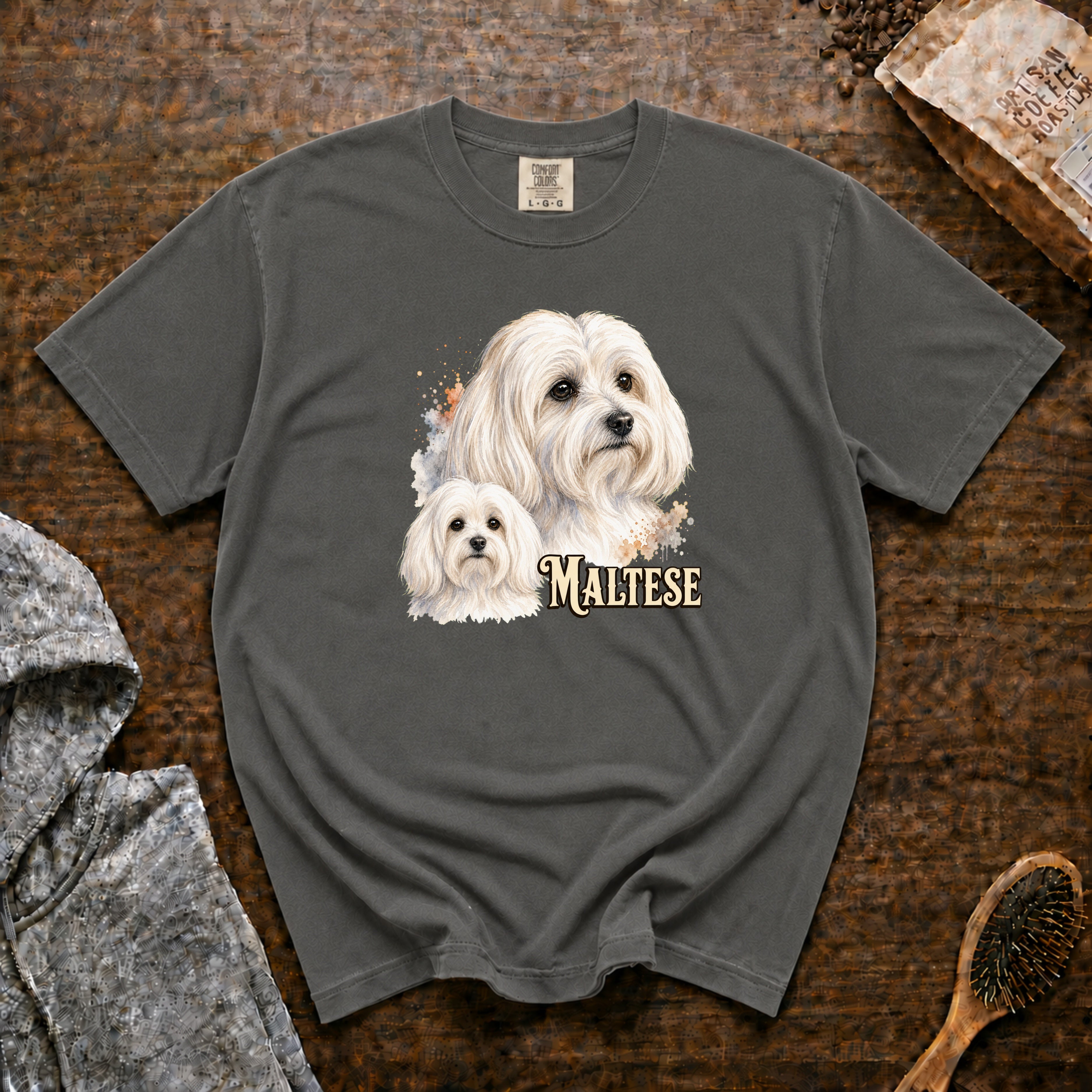 Maltese T-Shirt — Pepper
