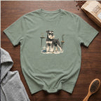 Miniature Schnauzer Mustache Macchiato T-Shirt — Bay