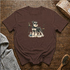 Miniature Schnauzer Mustache Macchiato T-Shirt — Espresso