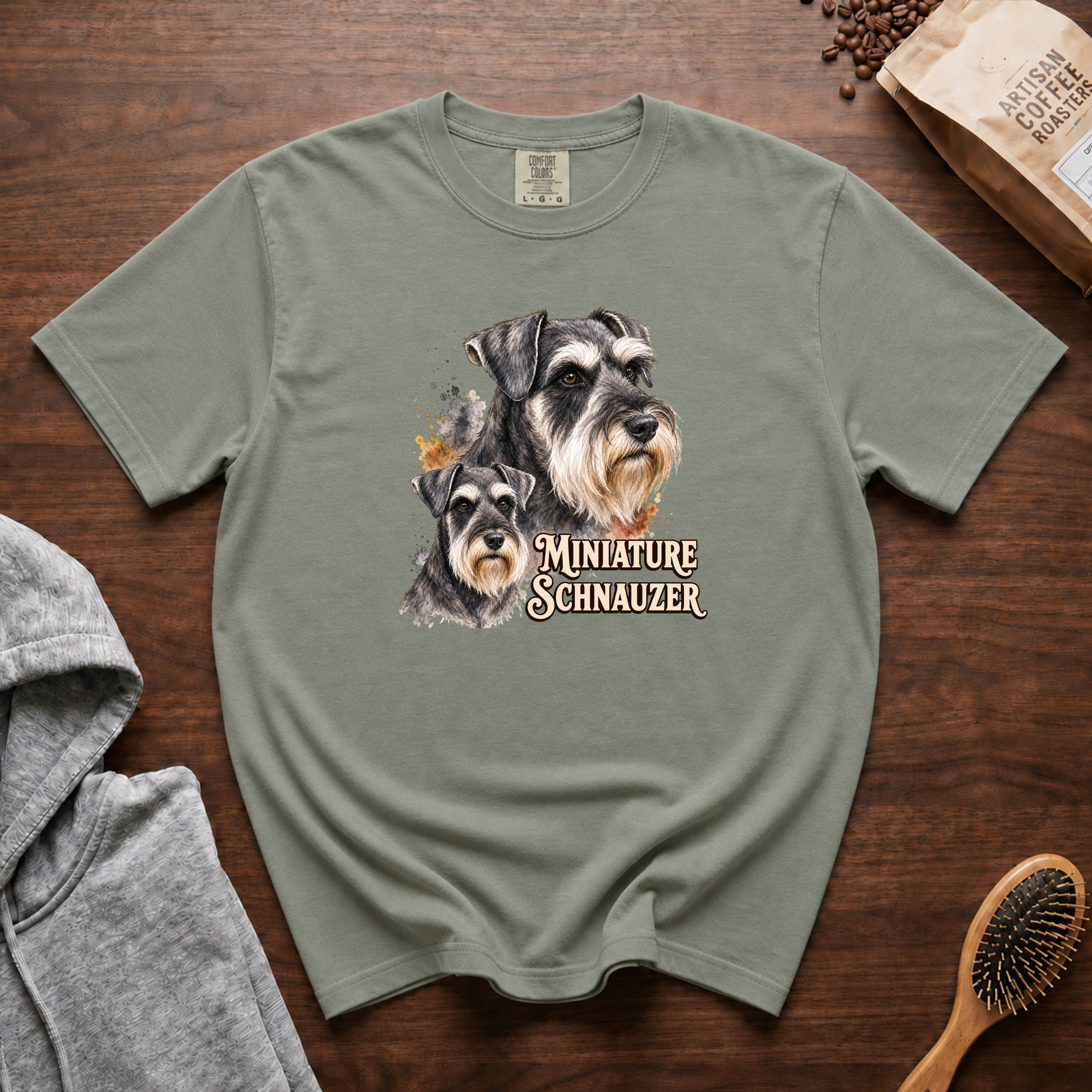 Miniature Schnauzer T-Shirt — Bay