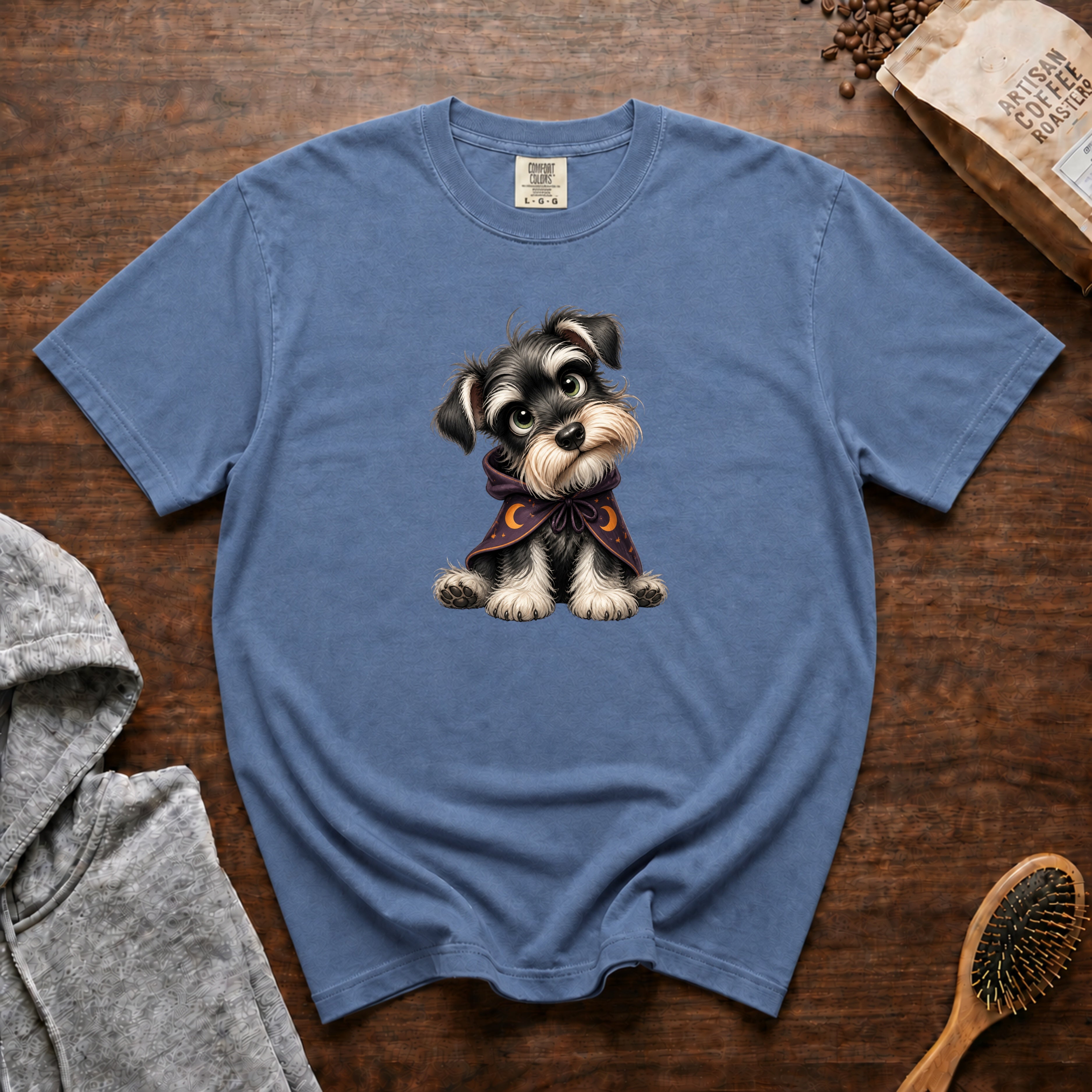 Miniature Schnauzer T-Shirt — Blue Jean