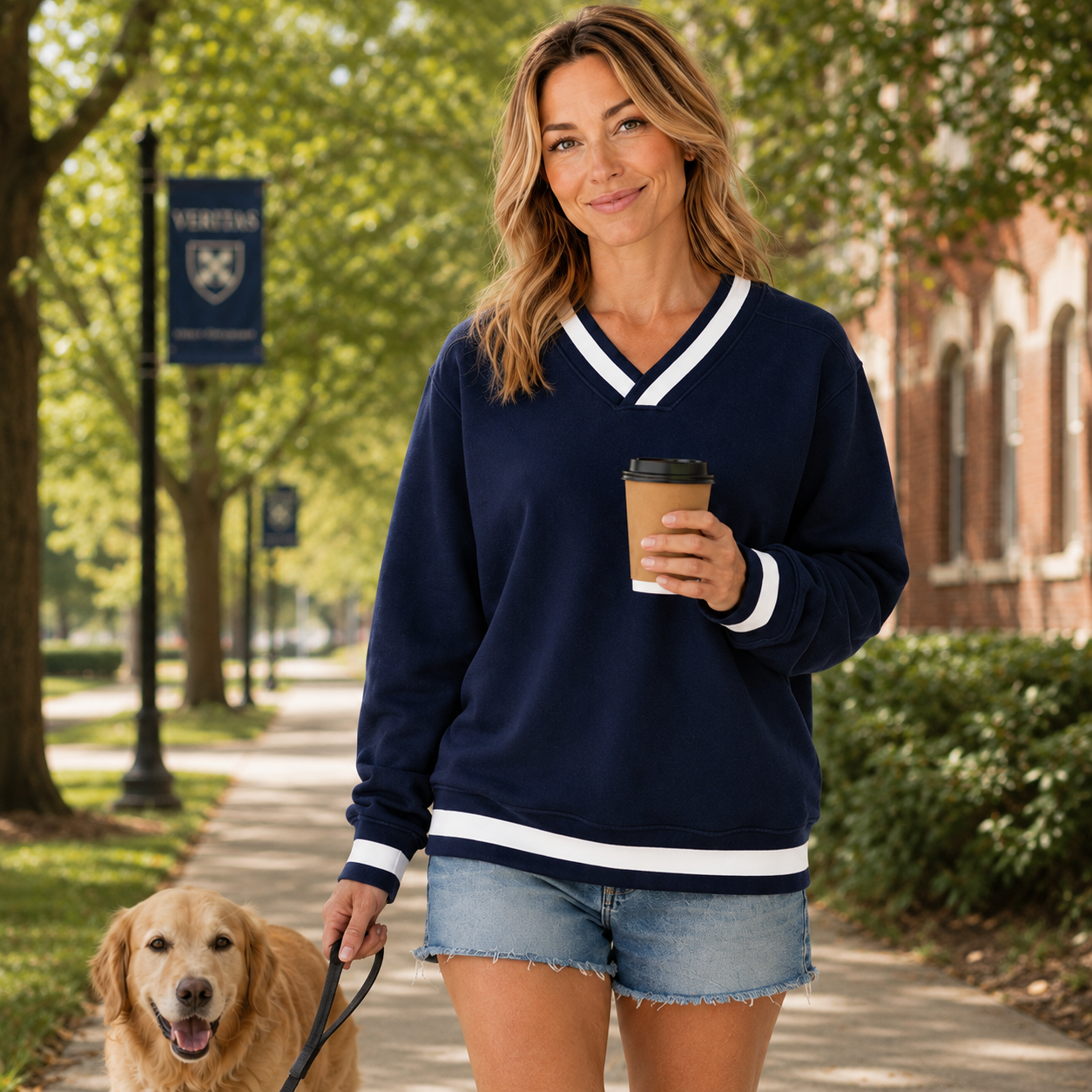 Bark Side Brew Campus Collar Sweatshirt